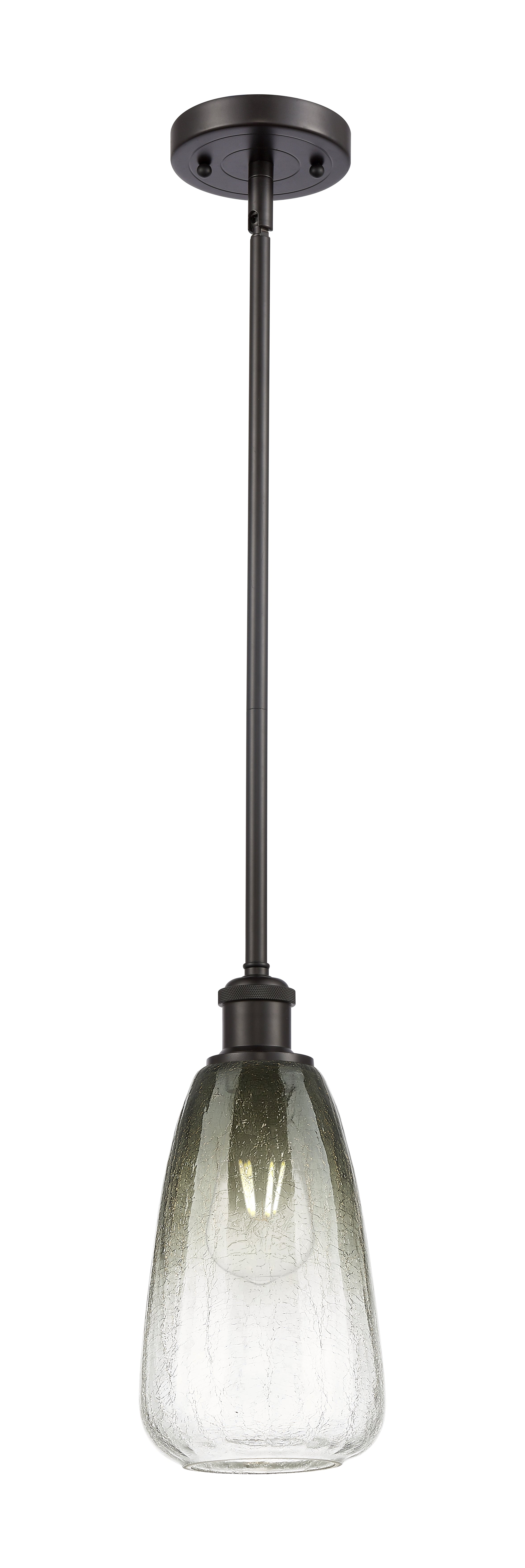 Ballston Mini Pendant Antique Brass Glass