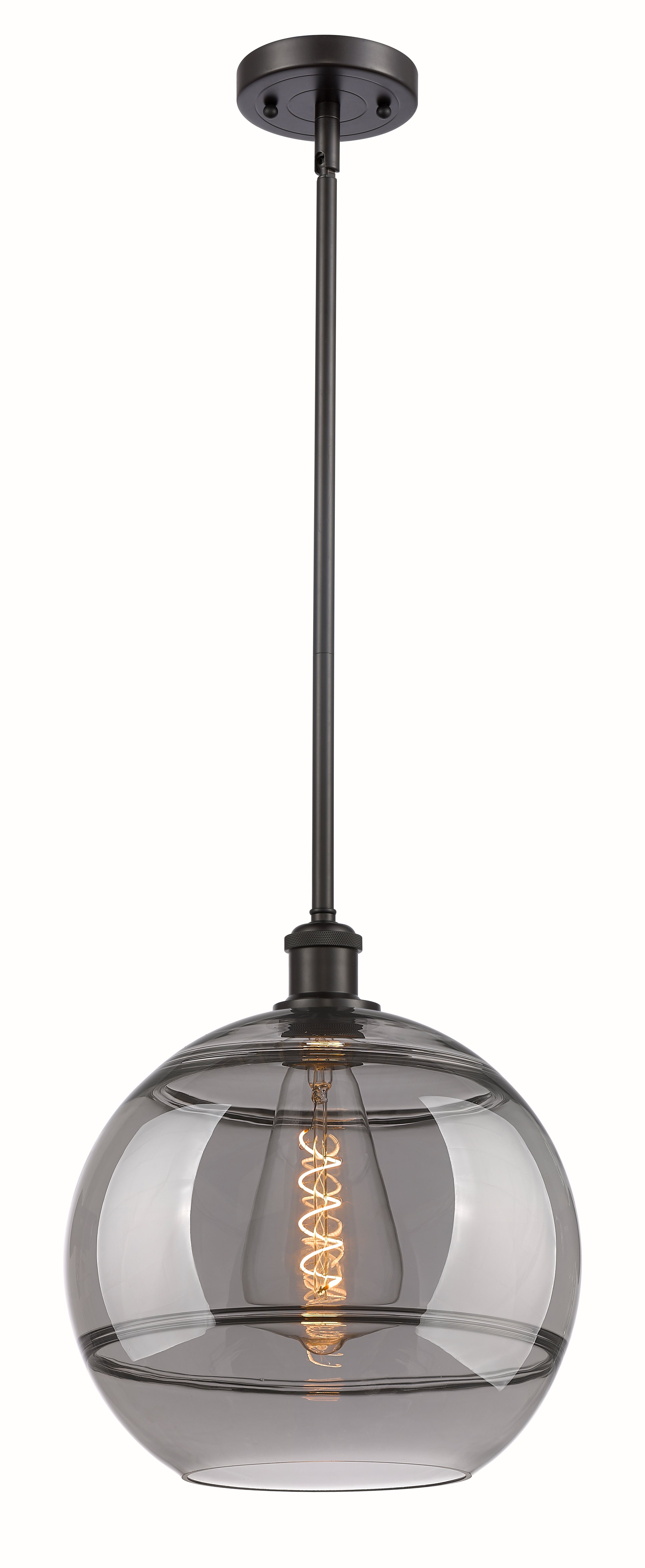 Ballston Mini Pendant Antique Brass Dimmable