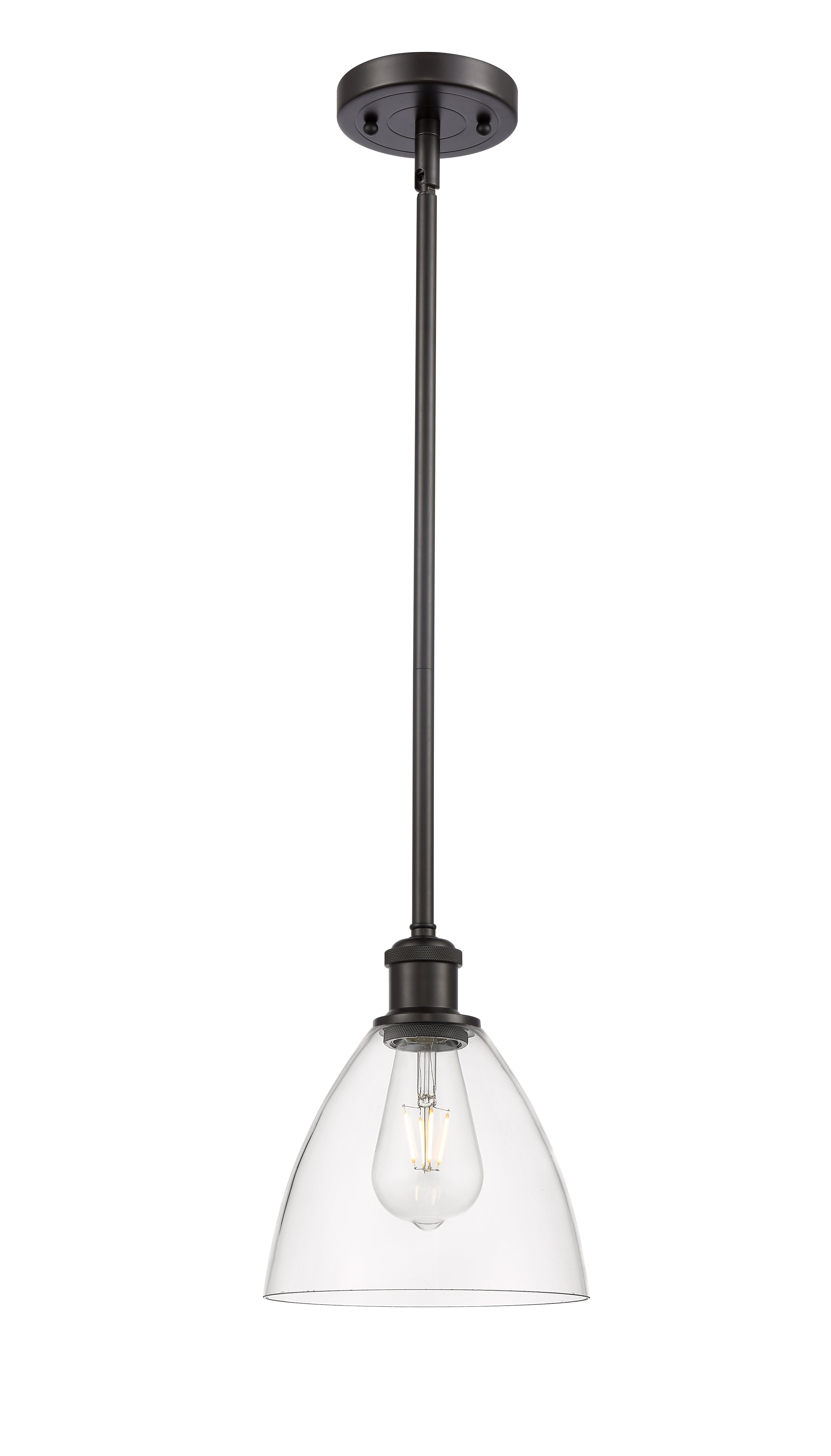 Ballston Mini Pendant Antique Brass Finish