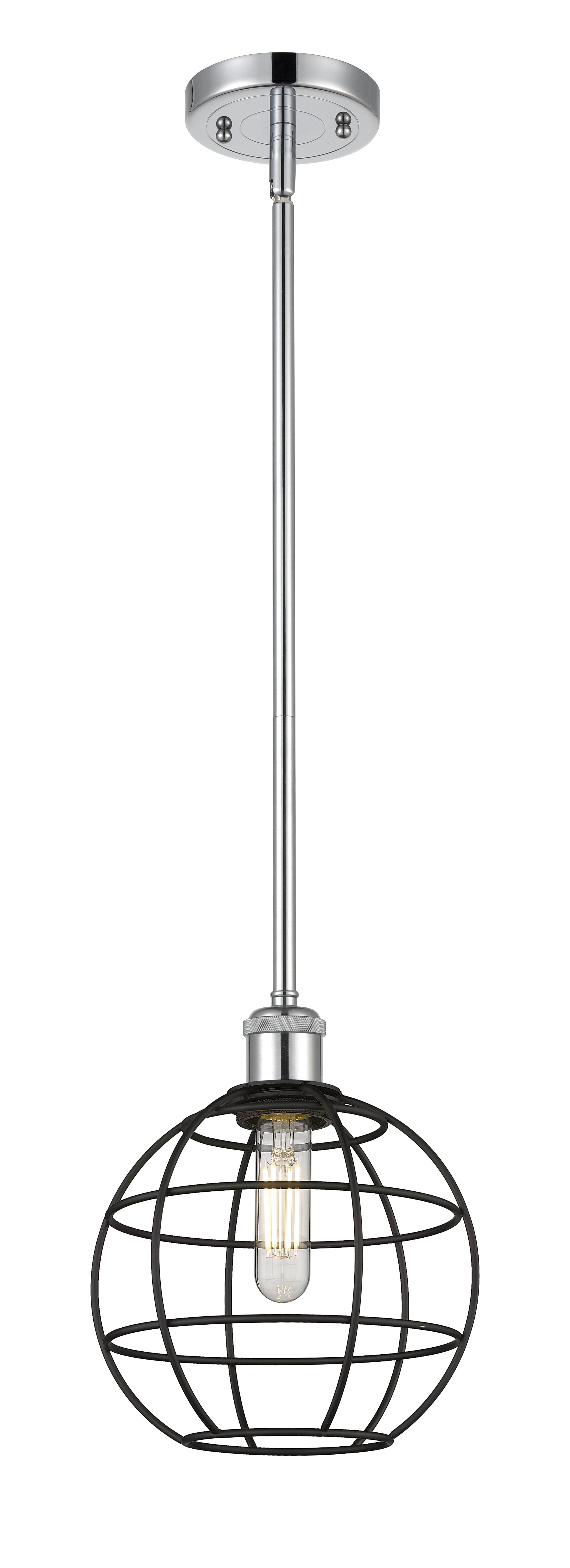 Ballston Mini Pendant Antique Brass 8 Inch