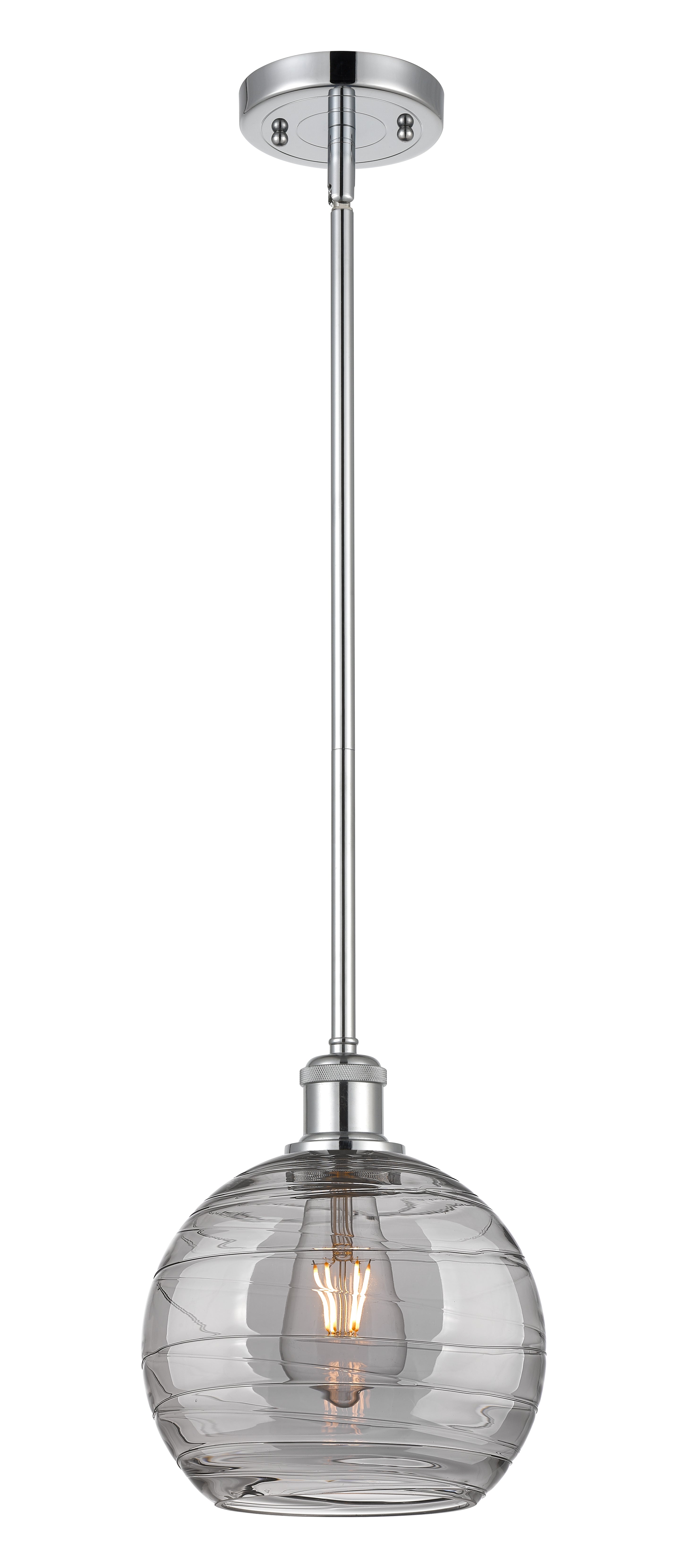 Ballston Mini Pendant Antique Brass 8 Inch