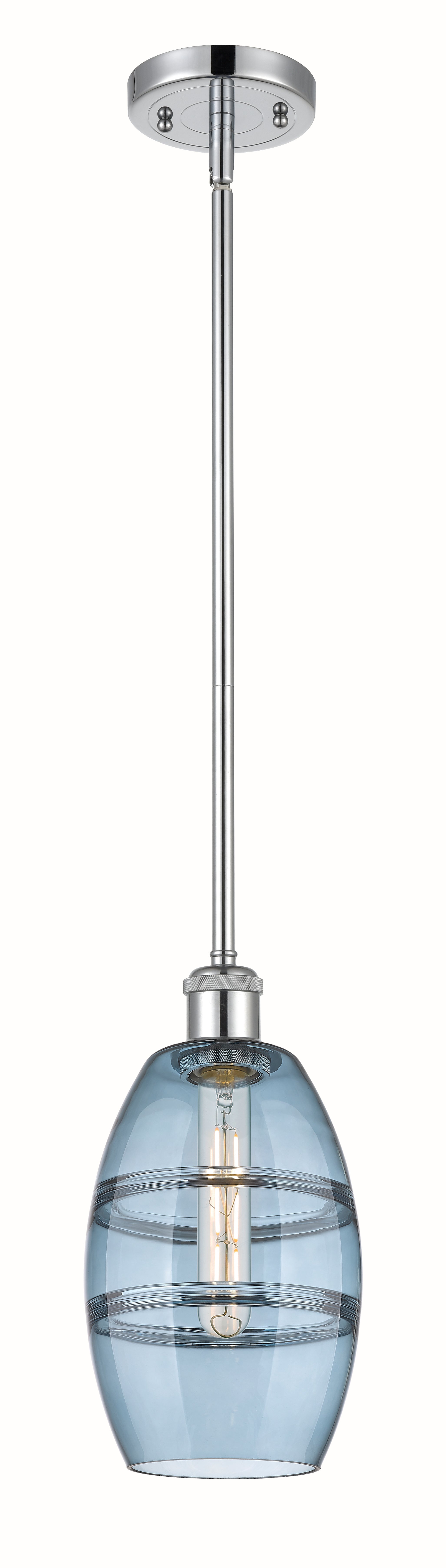 Ballston Mini Pendant Antique Brass Glass