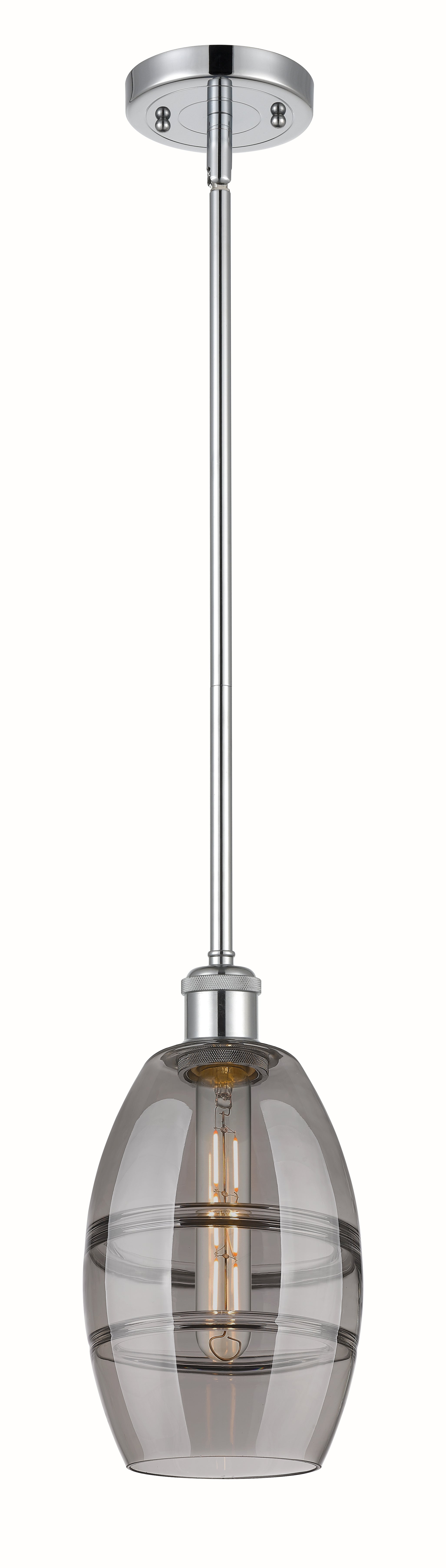 Ballston Mini Pendant Antique Brass Glass