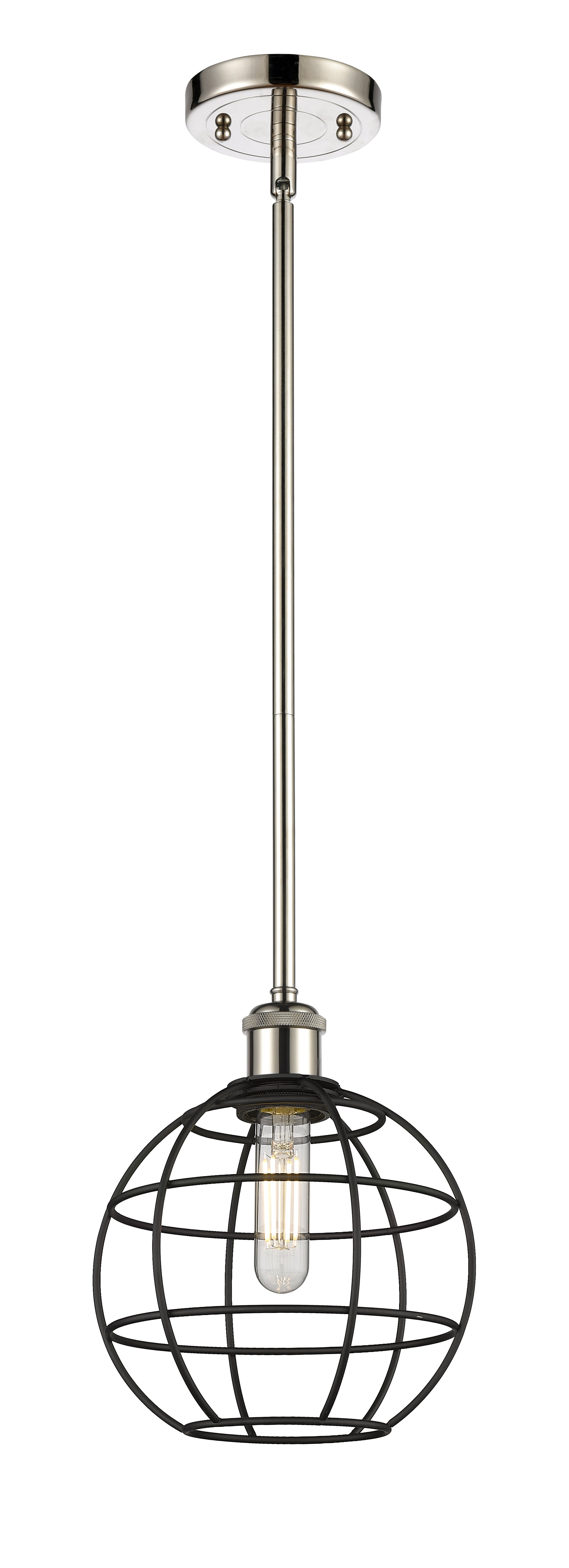 Ballston Mini Pendant Antique Brass 8 Inch