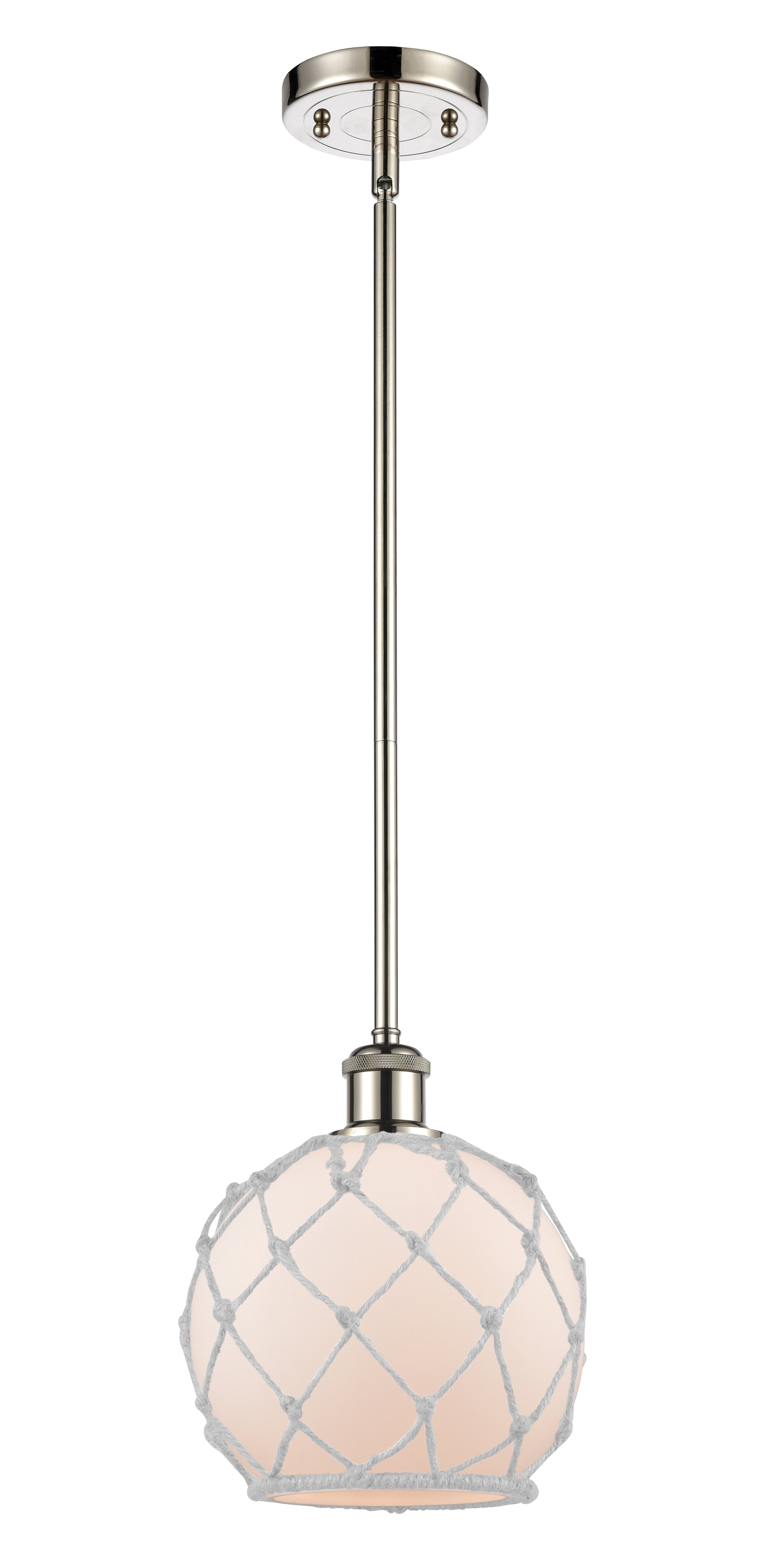 Ballston Mini Pendant Antique Brass 8 Inch