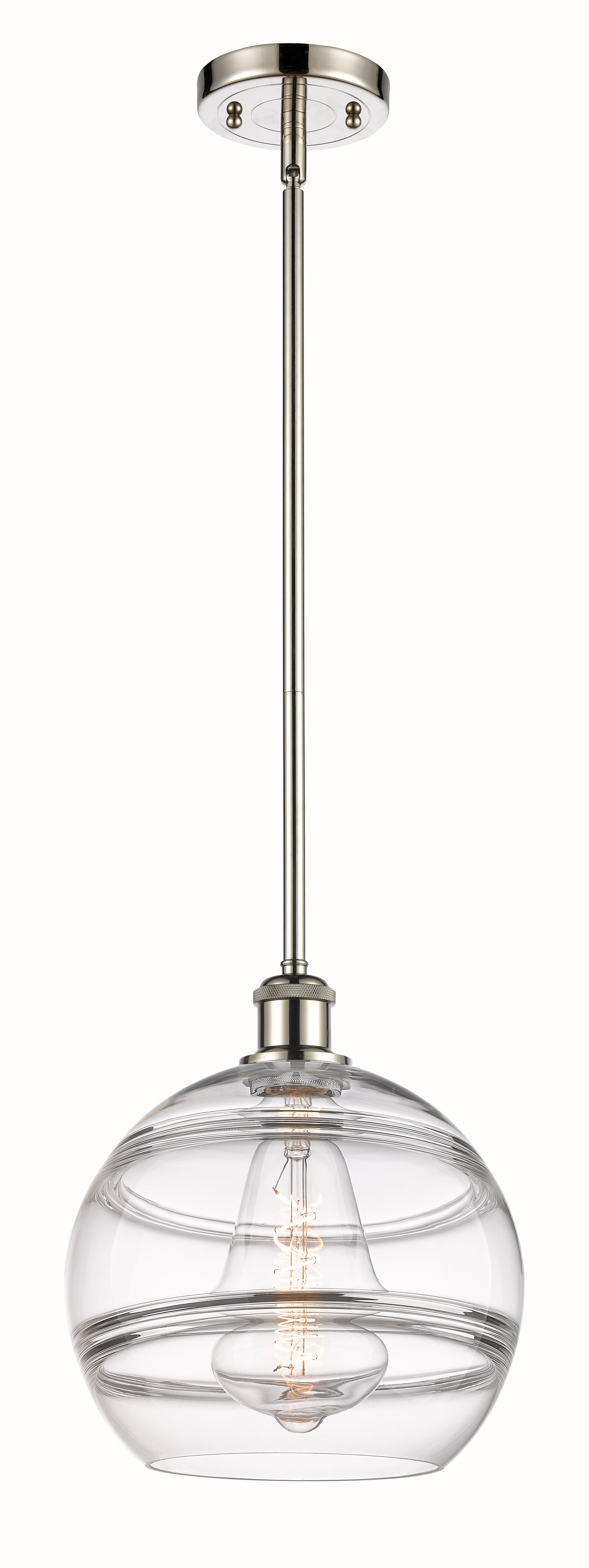 Ballston Mini Pendant Antique Brass 10 Inch