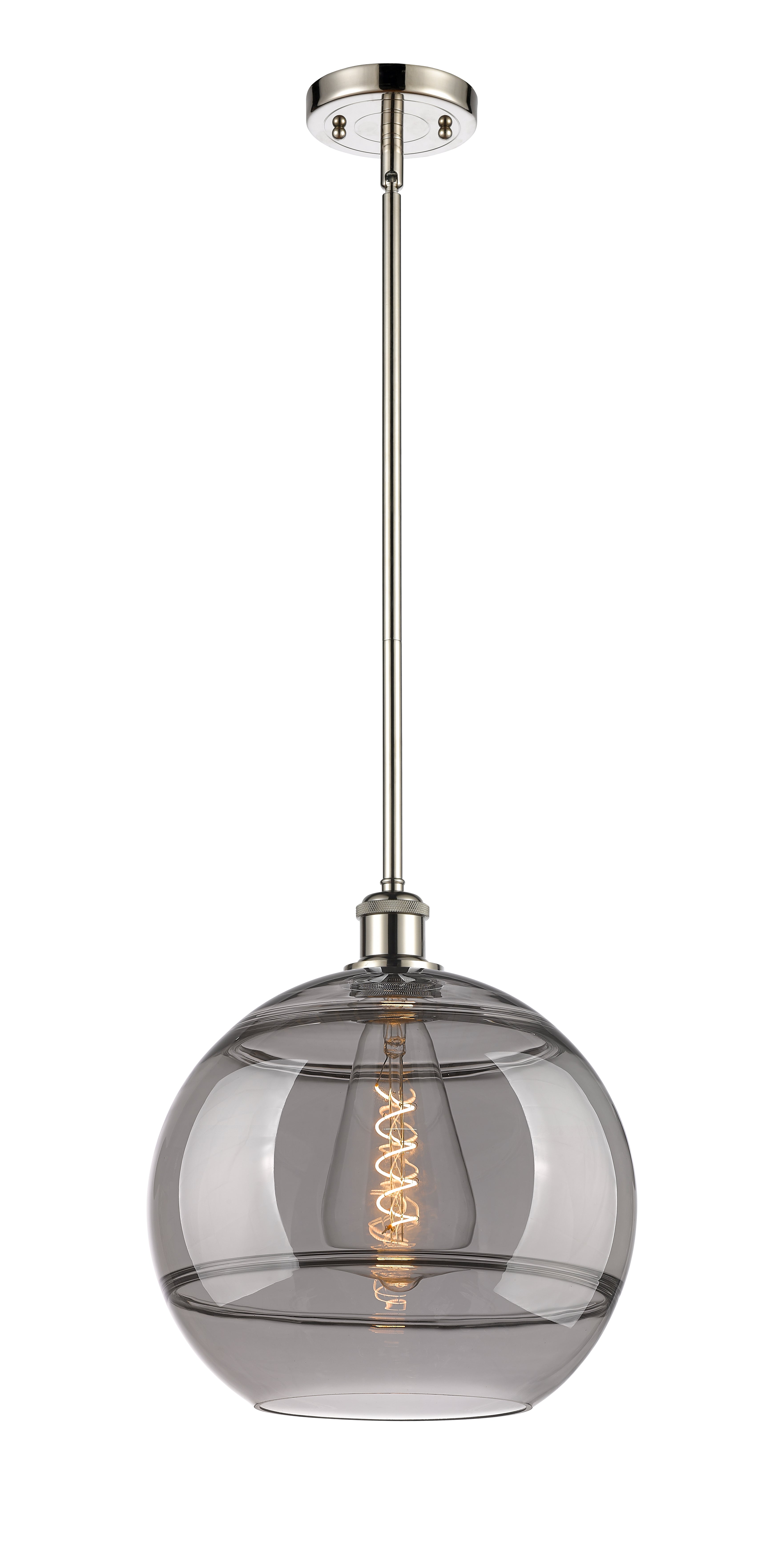 Ballston Mini Pendant Antique Brass Dimmable
