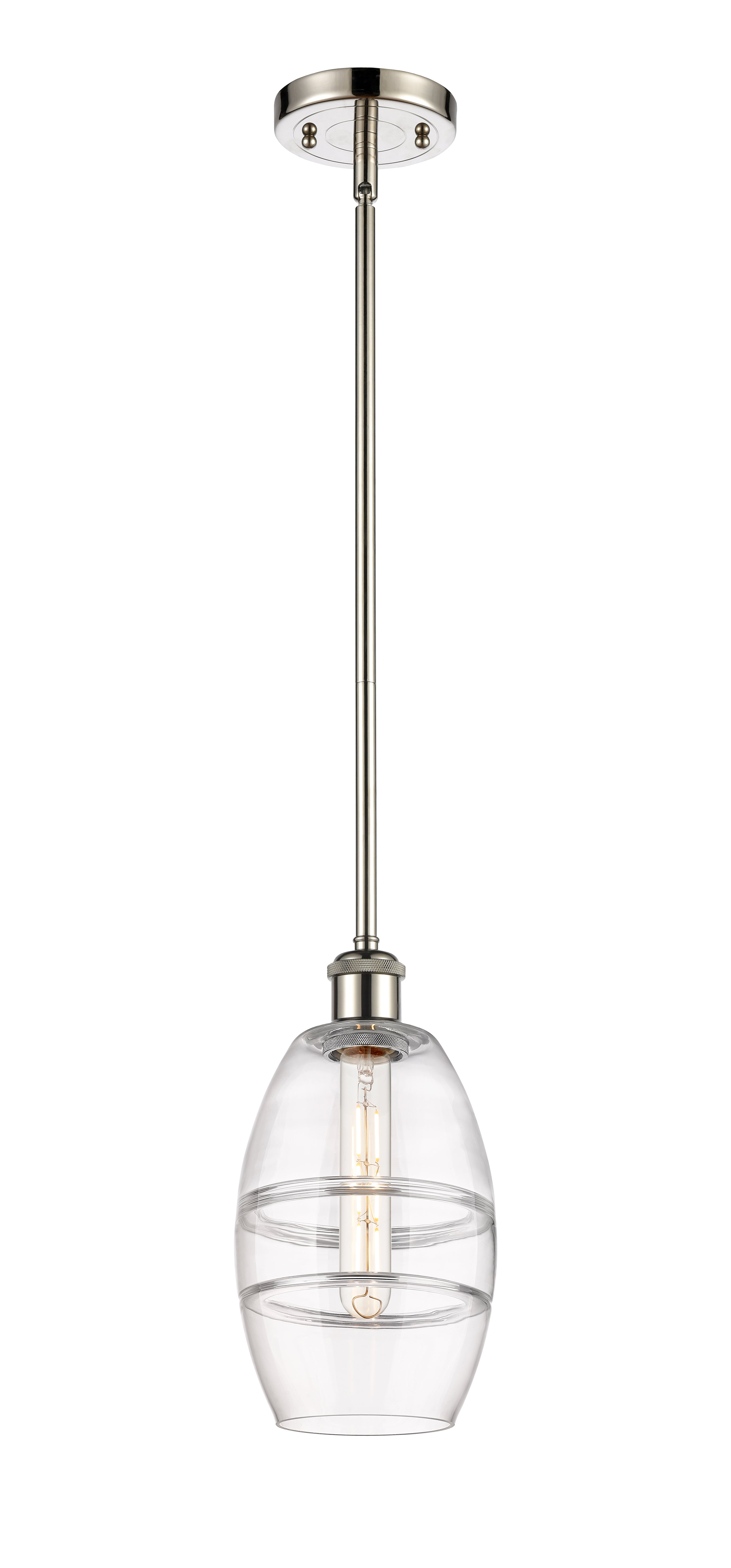 Ballston Mini Pendant Antique Brass Glass