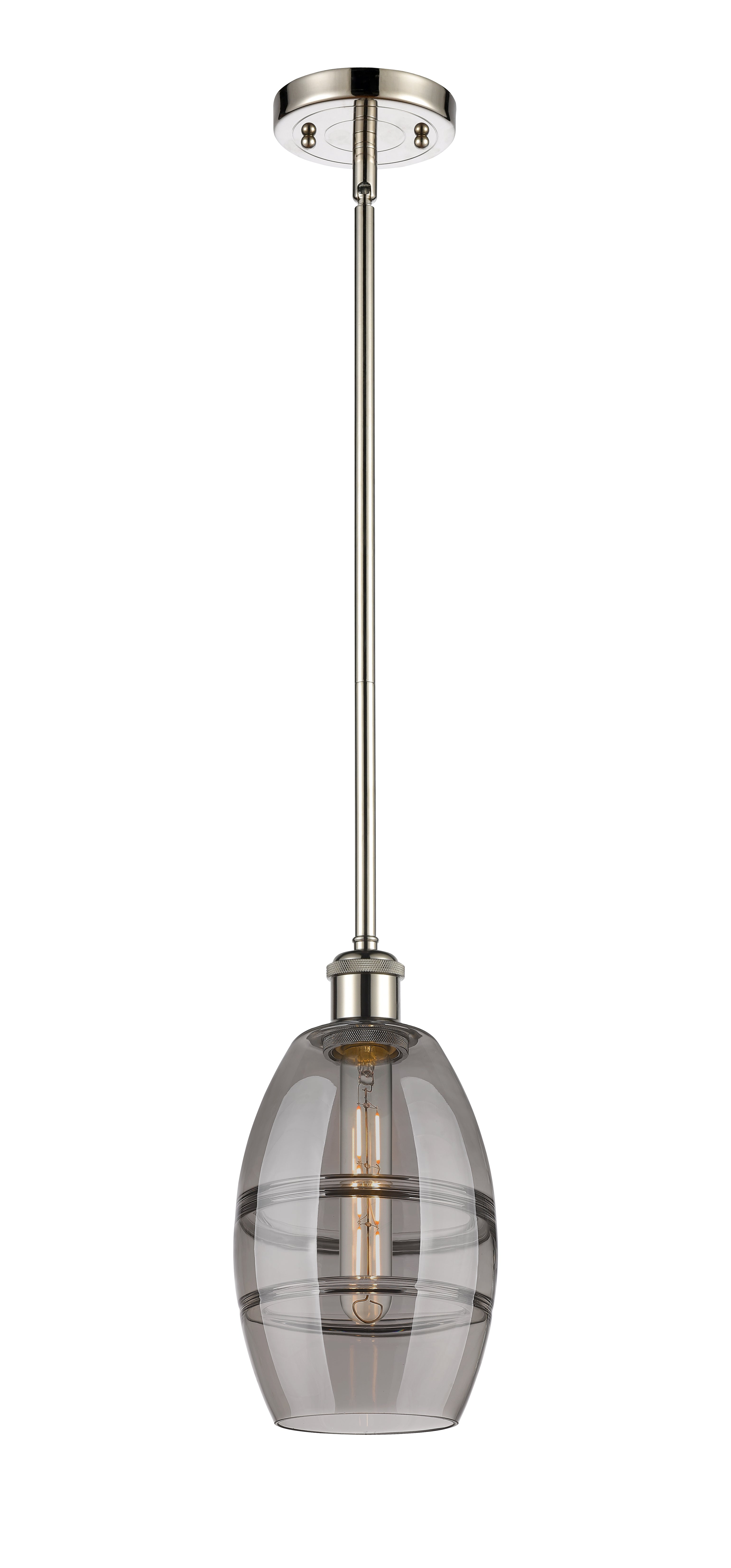 Ballston Mini Pendant Antique Brass Glass