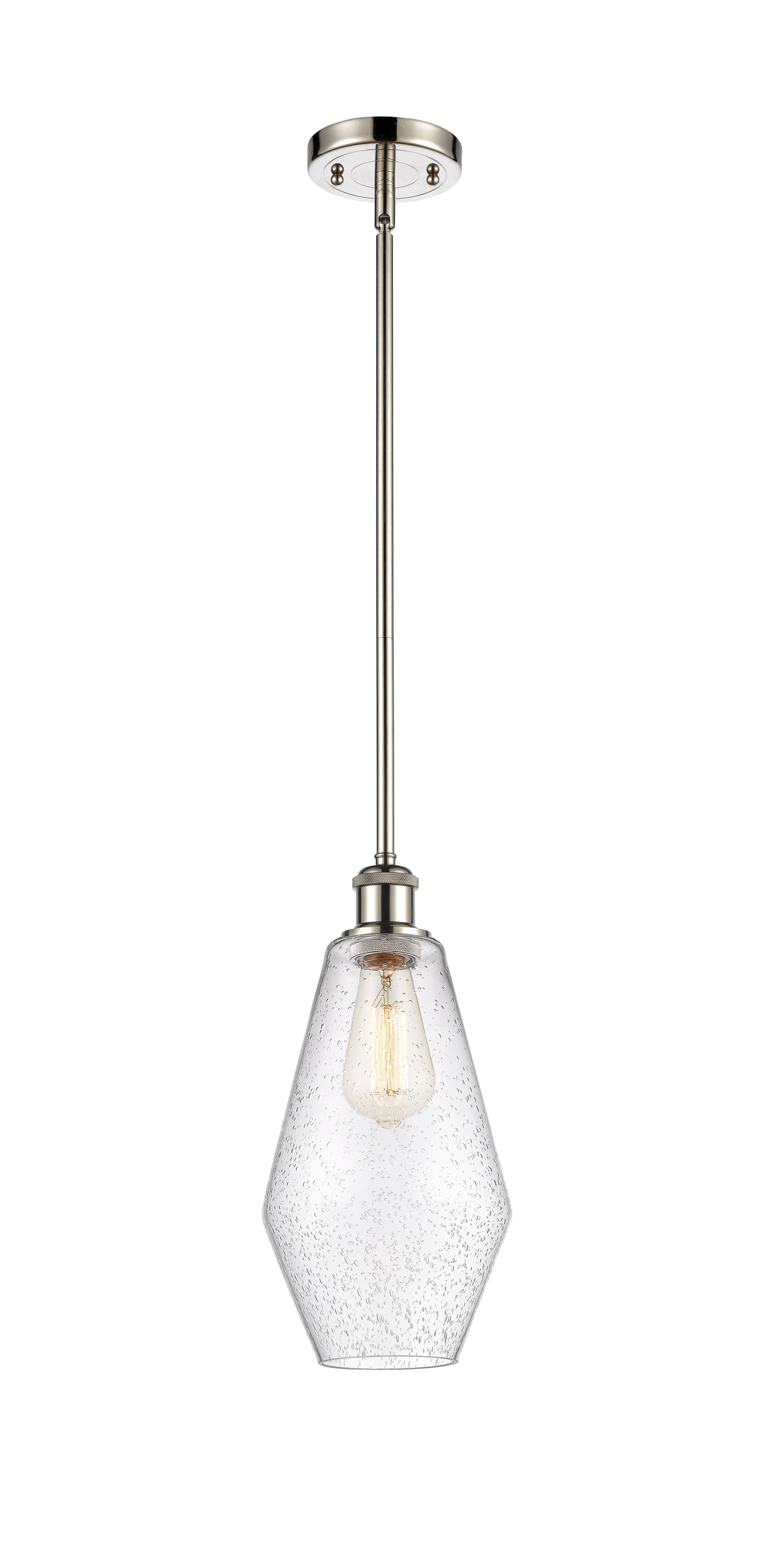 Ballston Mini Pendant 7 Inch Cast Brass