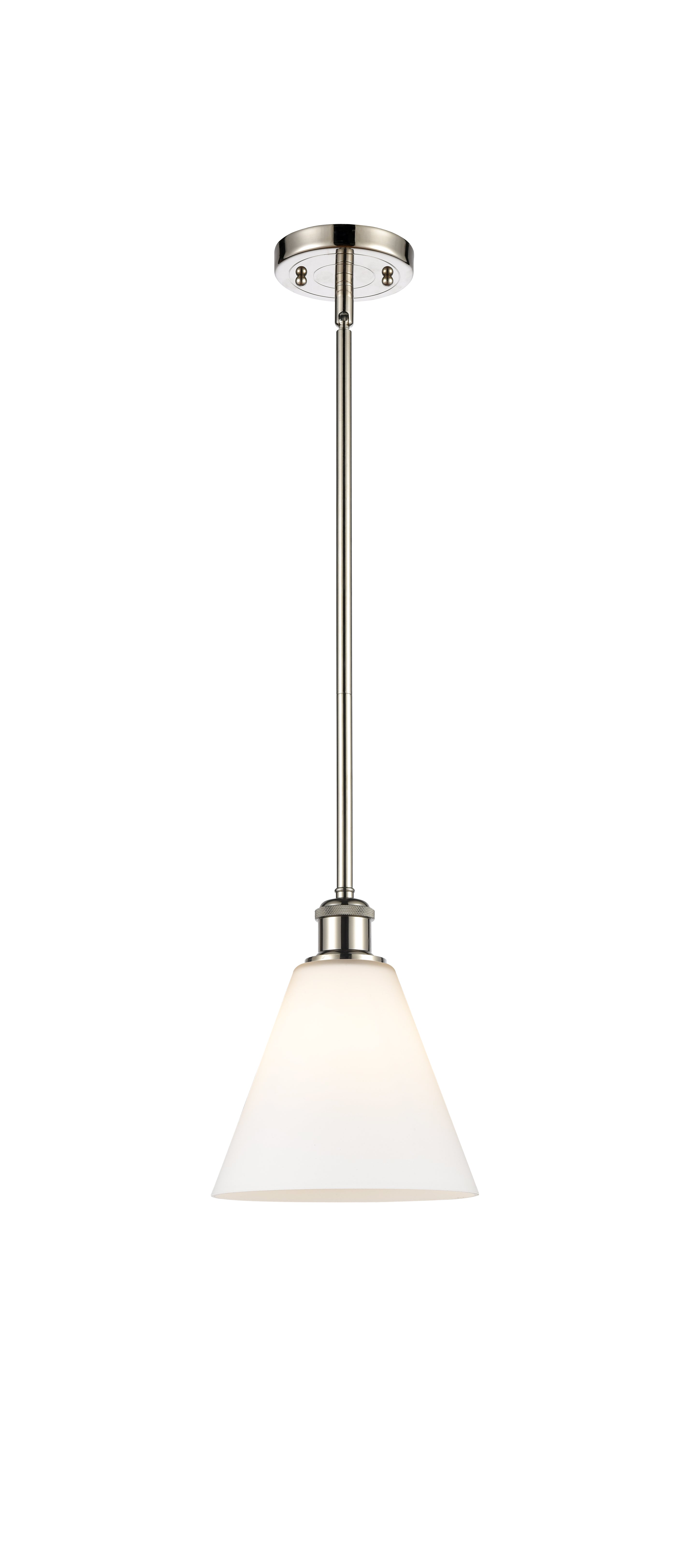 Ballston Mini Pendant Antique Brass 8 Inch