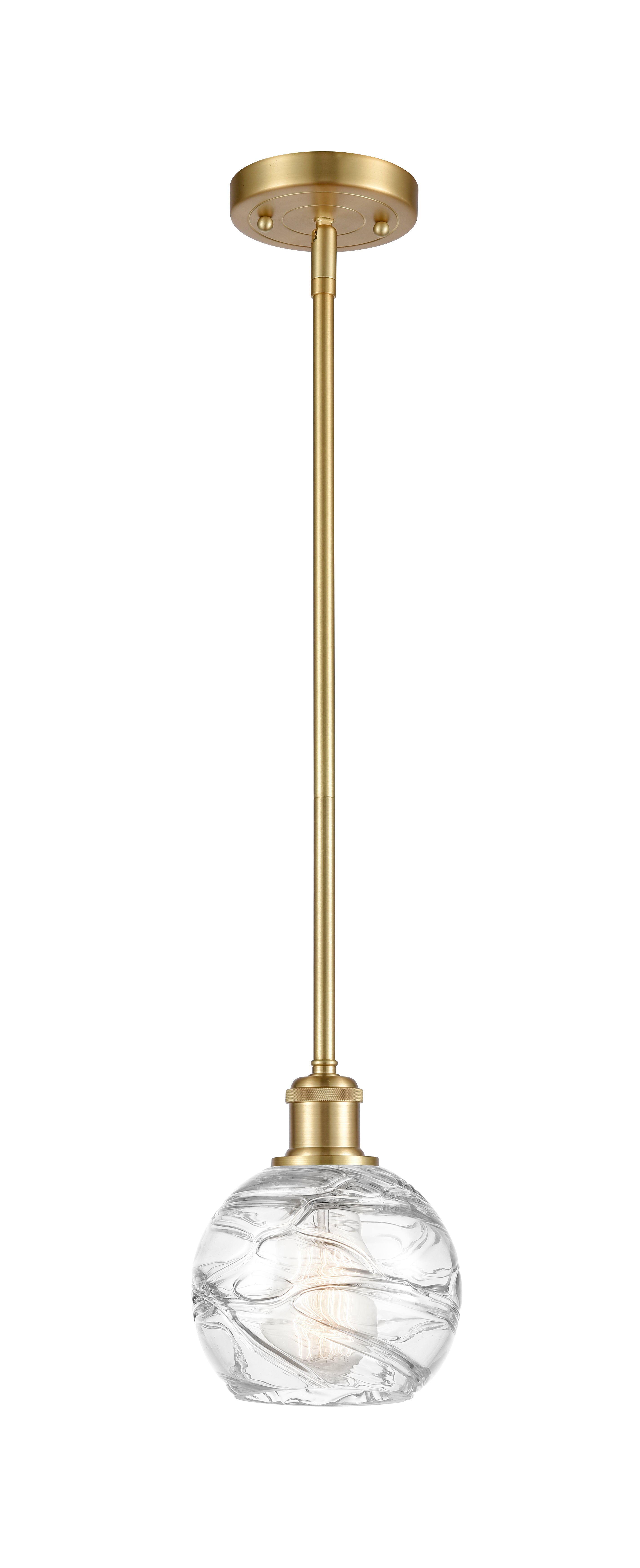 Ballston Mini Pendant Antique Brass Finish