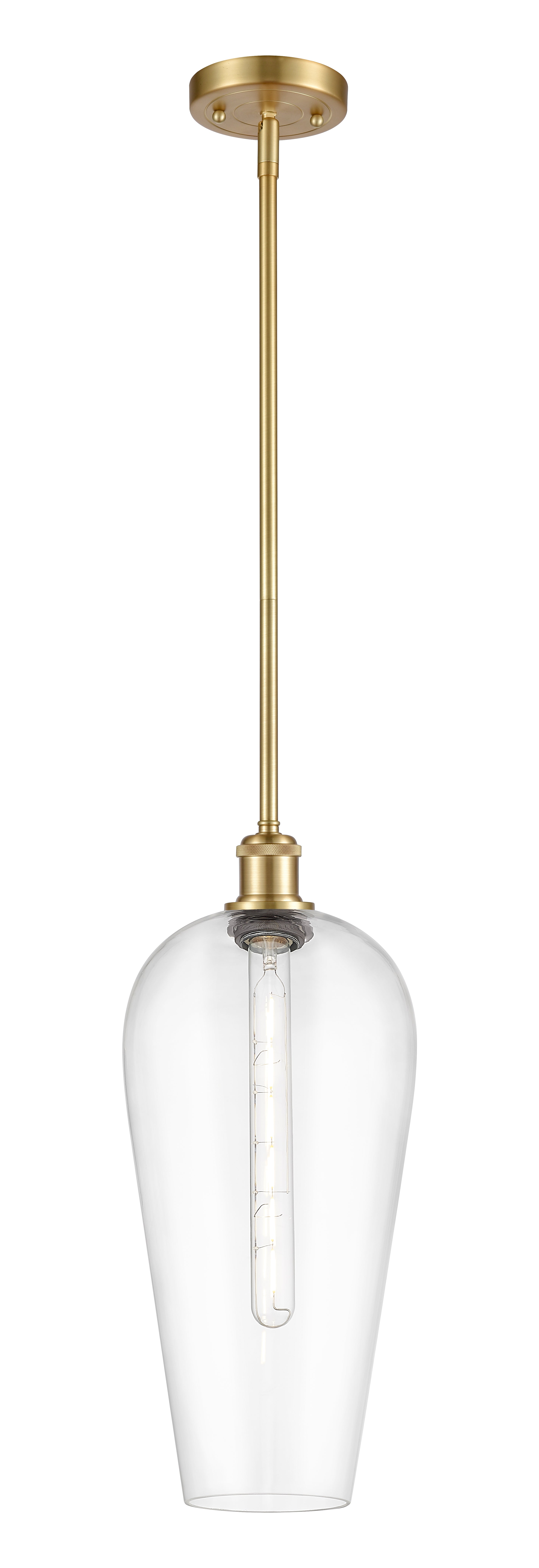 Ballston Mini Pendant Antique Brass Finish