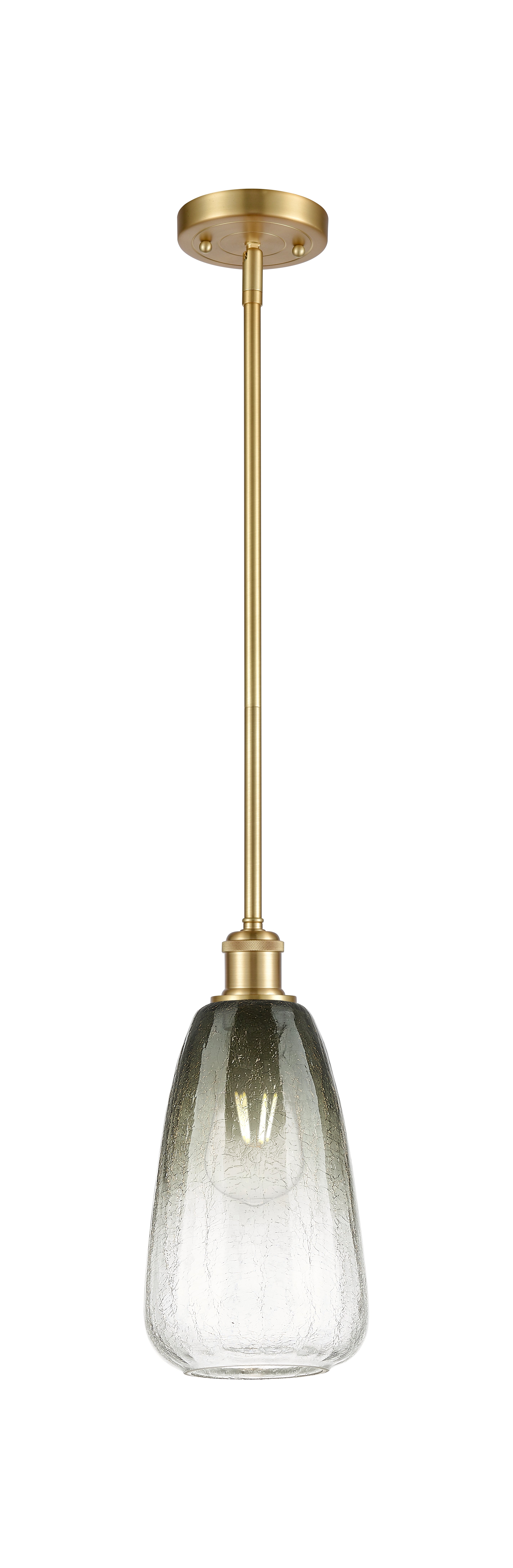 Ballston Mini Pendant Antique Brass Glass