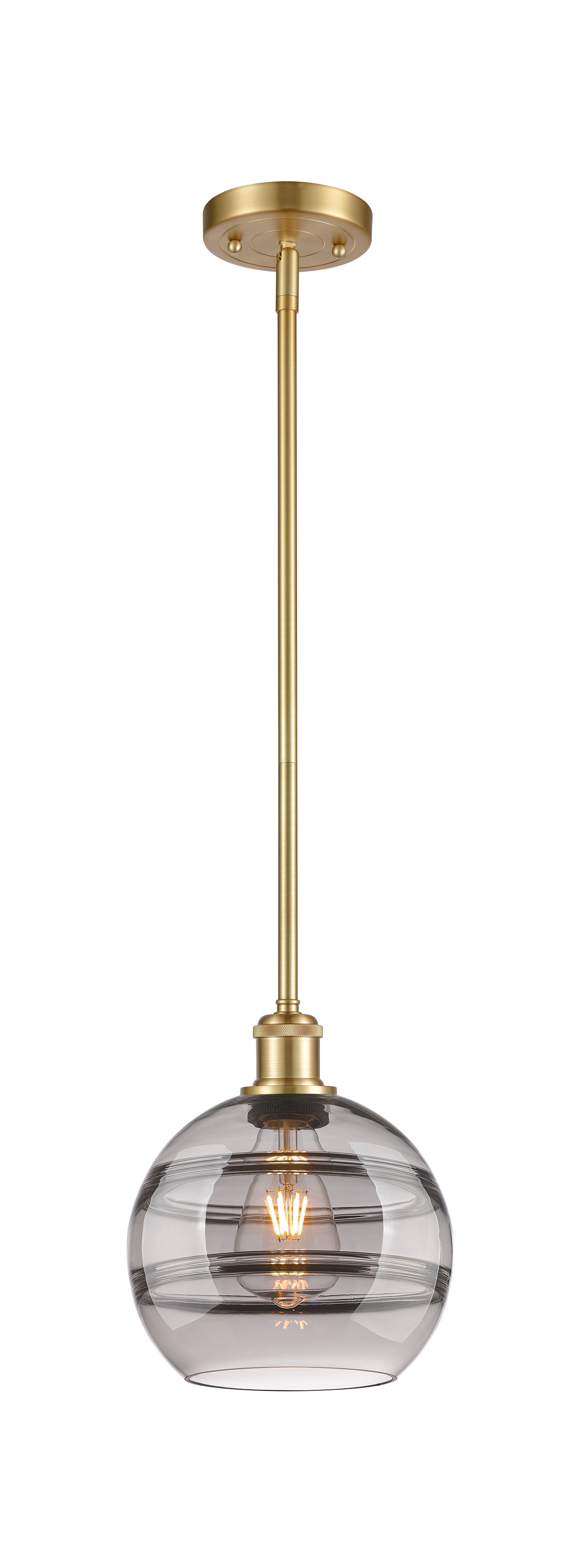 Ballston Mini Pendant Antique Brass Finish