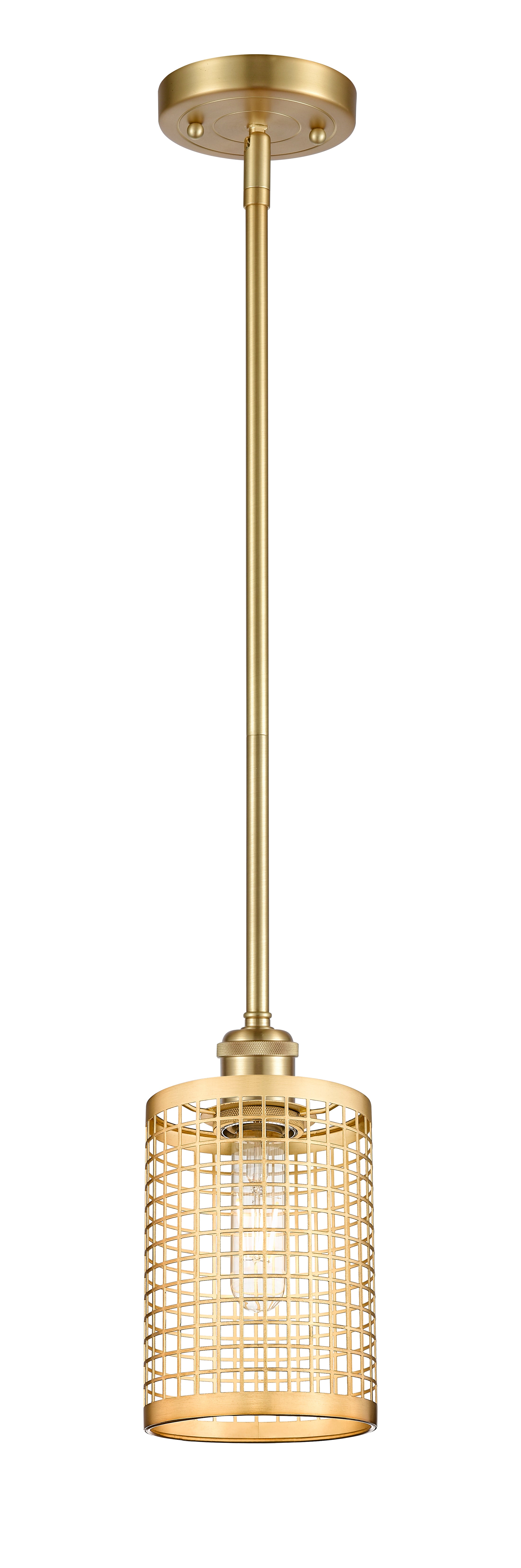Ballston Mini Pendant Antique Brass Finish