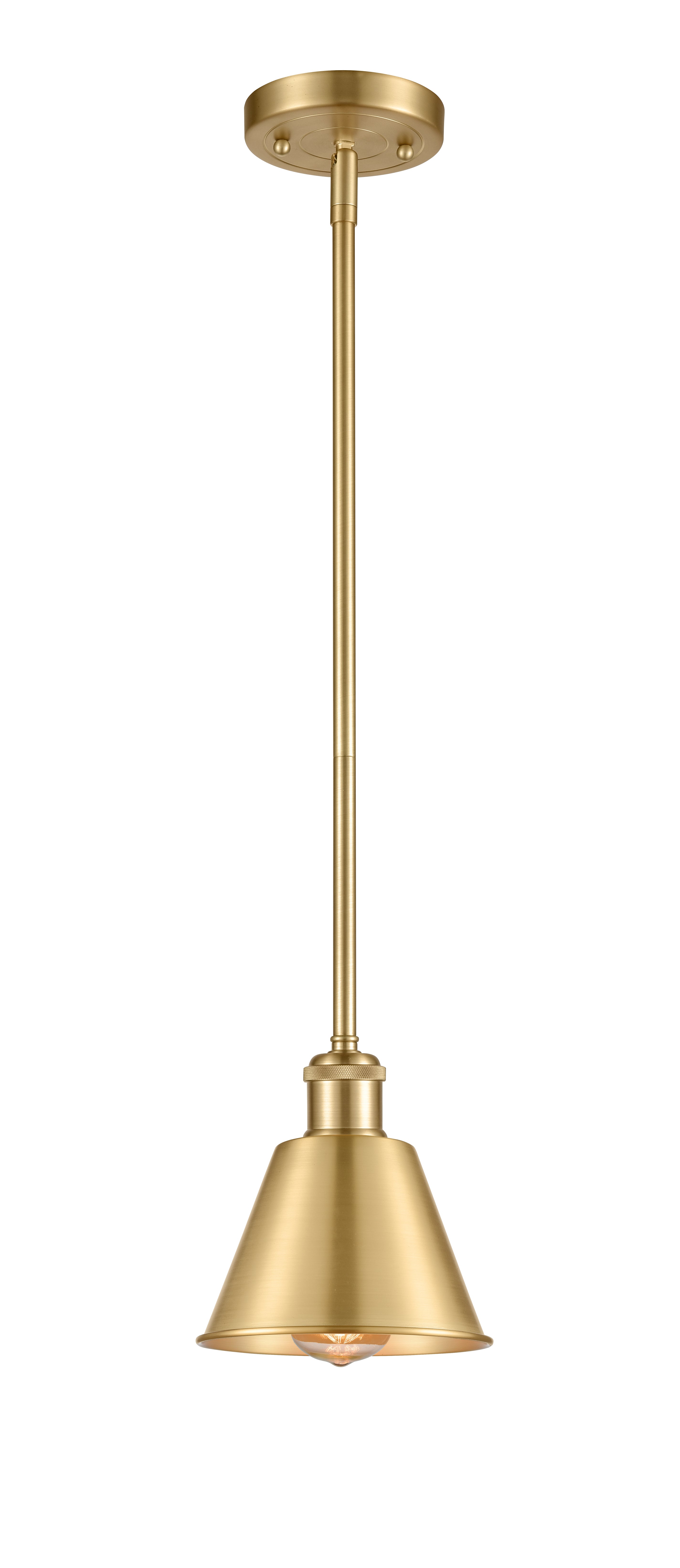 Ballston Mini Pendant Antique Brass Steel