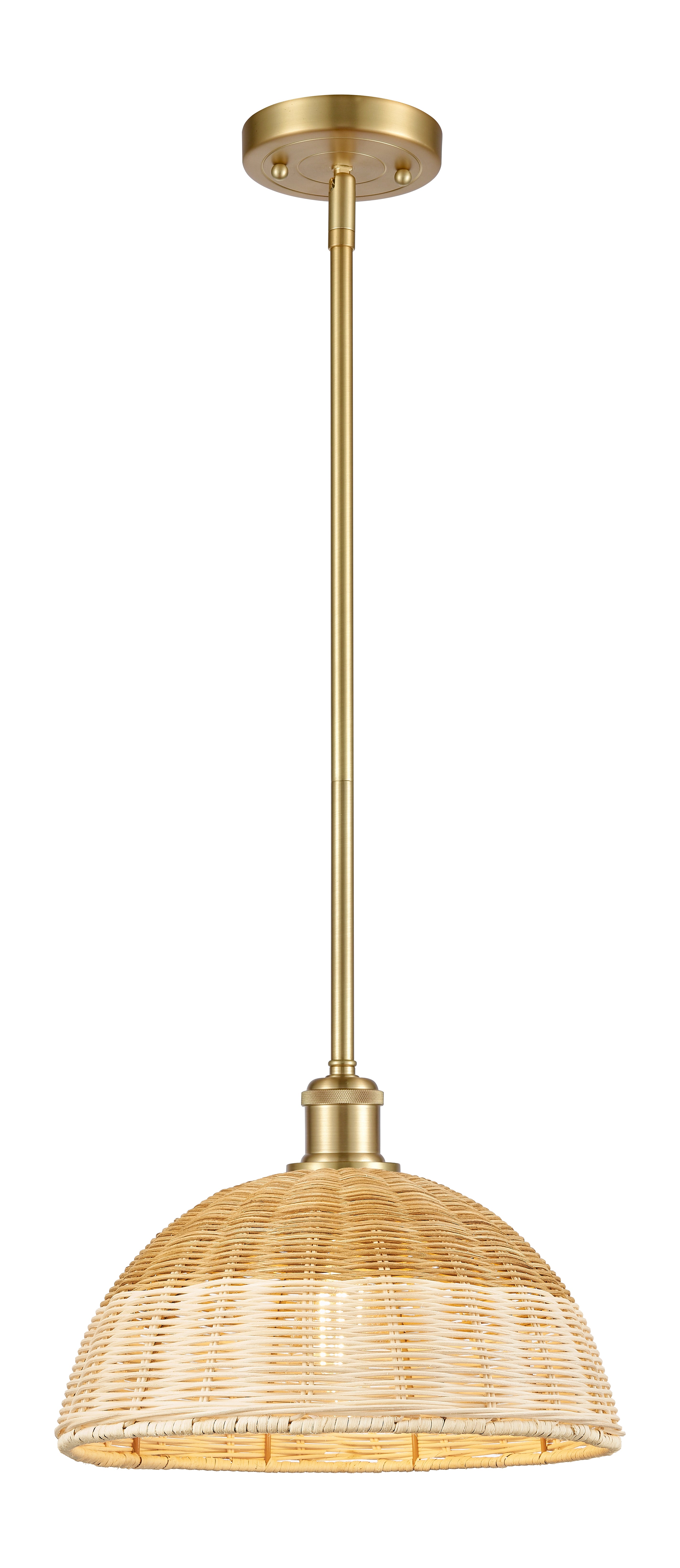 Ballston Mini Pendant Antique Brass Finish