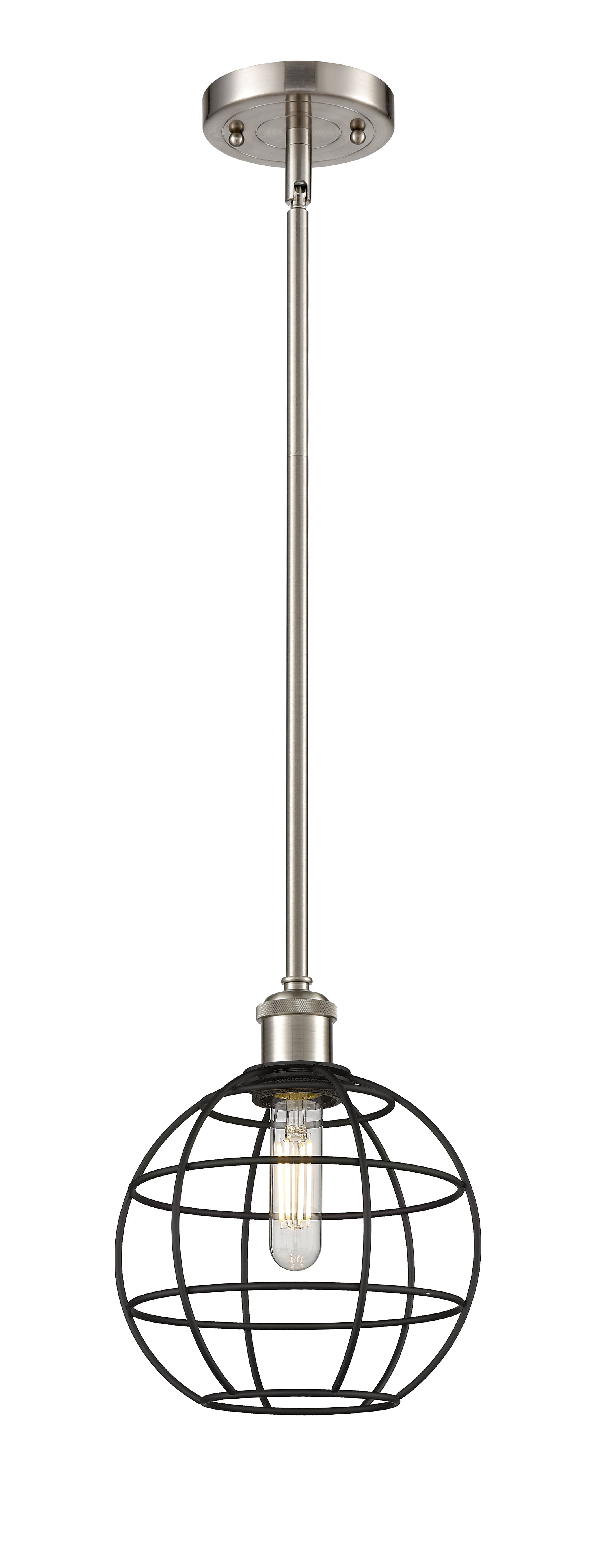 Ballston Mini Pendant Antique Brass 8 Inch