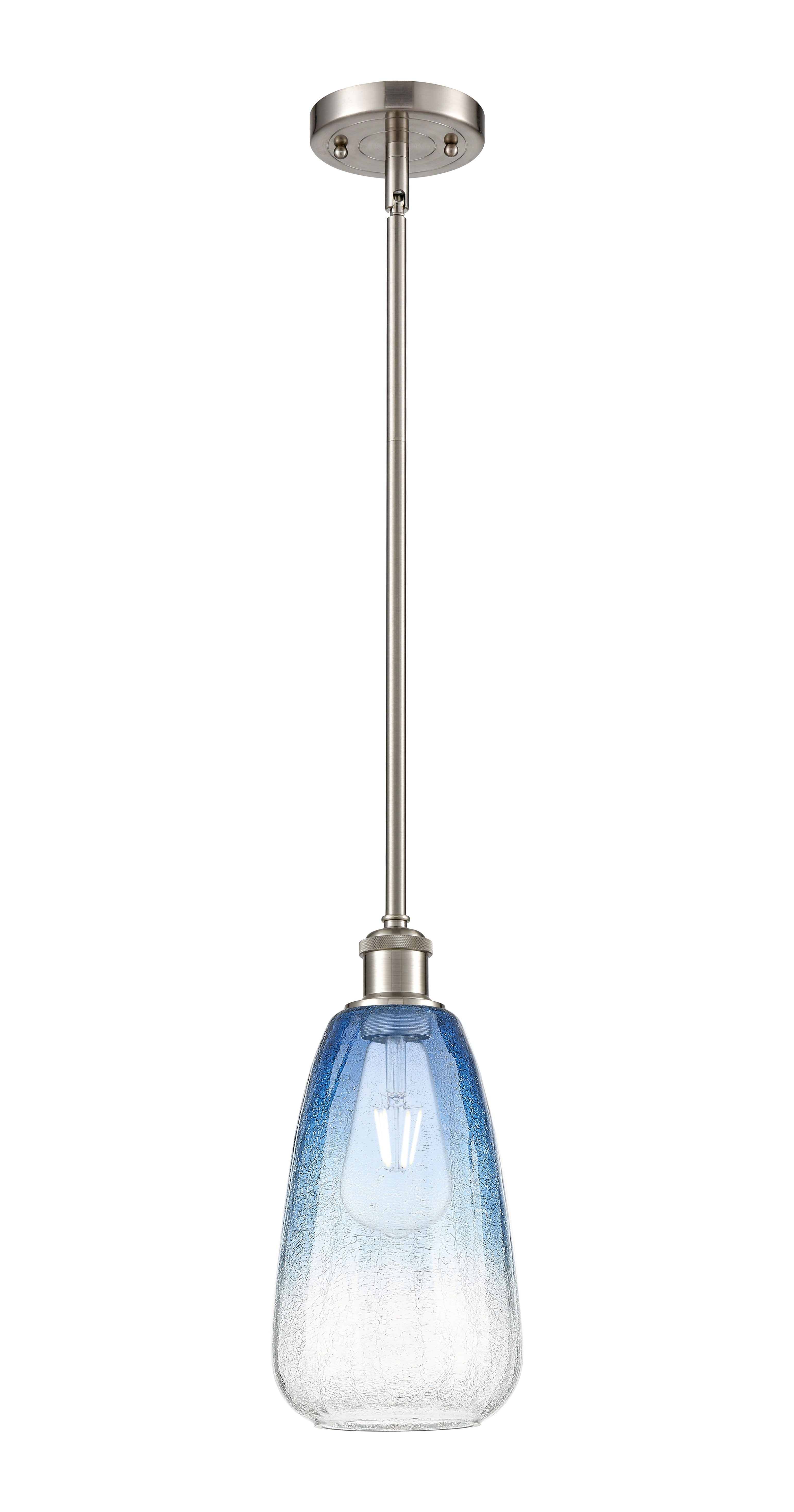 Ballston Mini Pendant Antique Brass Glass