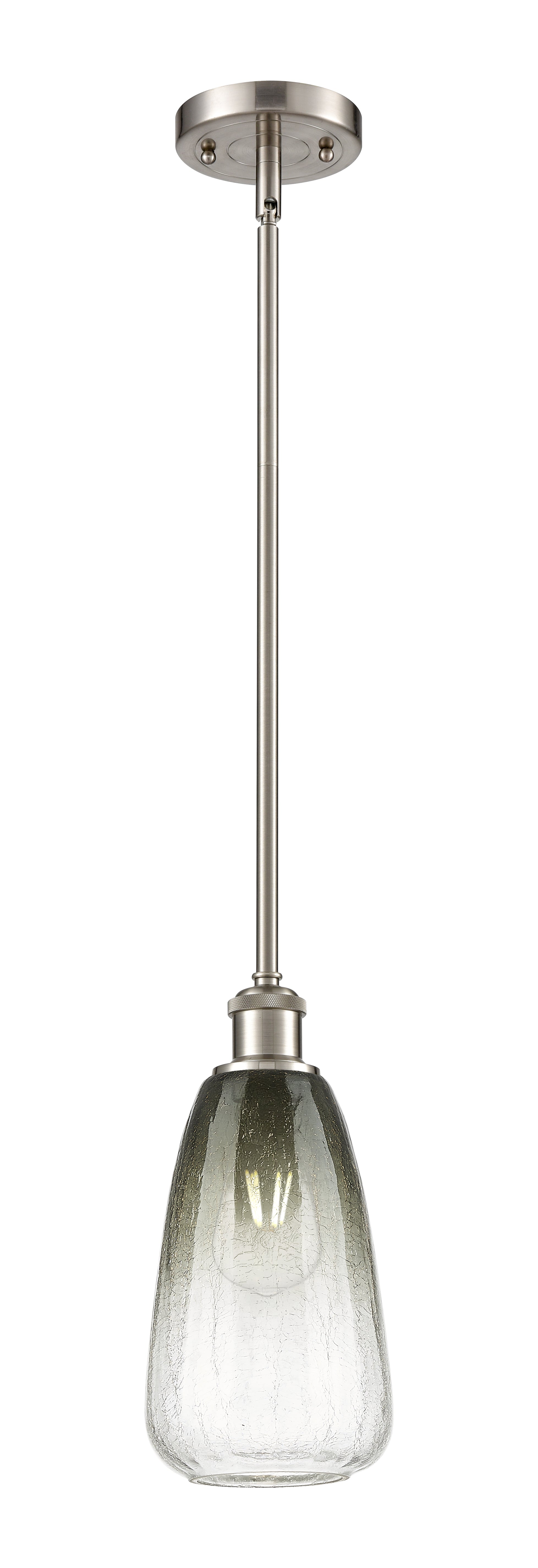 Ballston Mini Pendant Antique Brass Glass