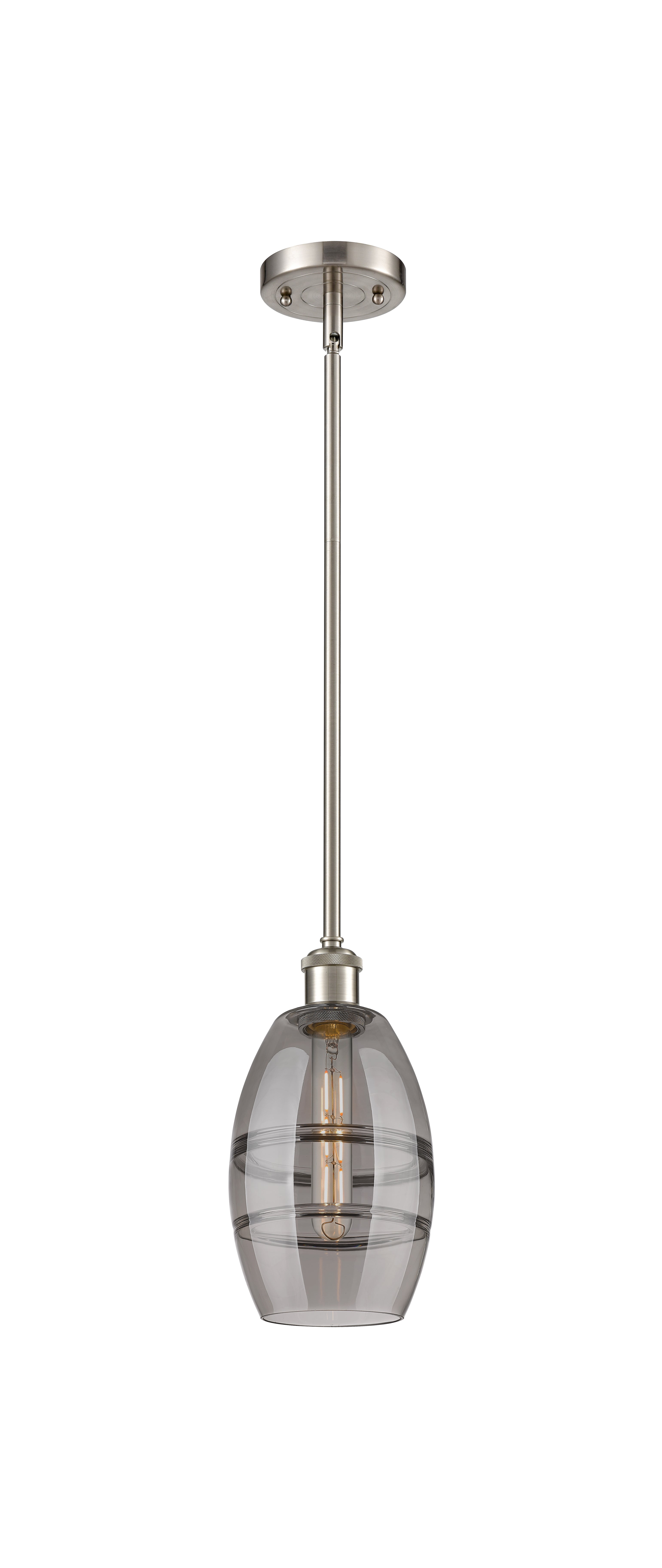 Ballston Mini Pendant Antique Brass Glass