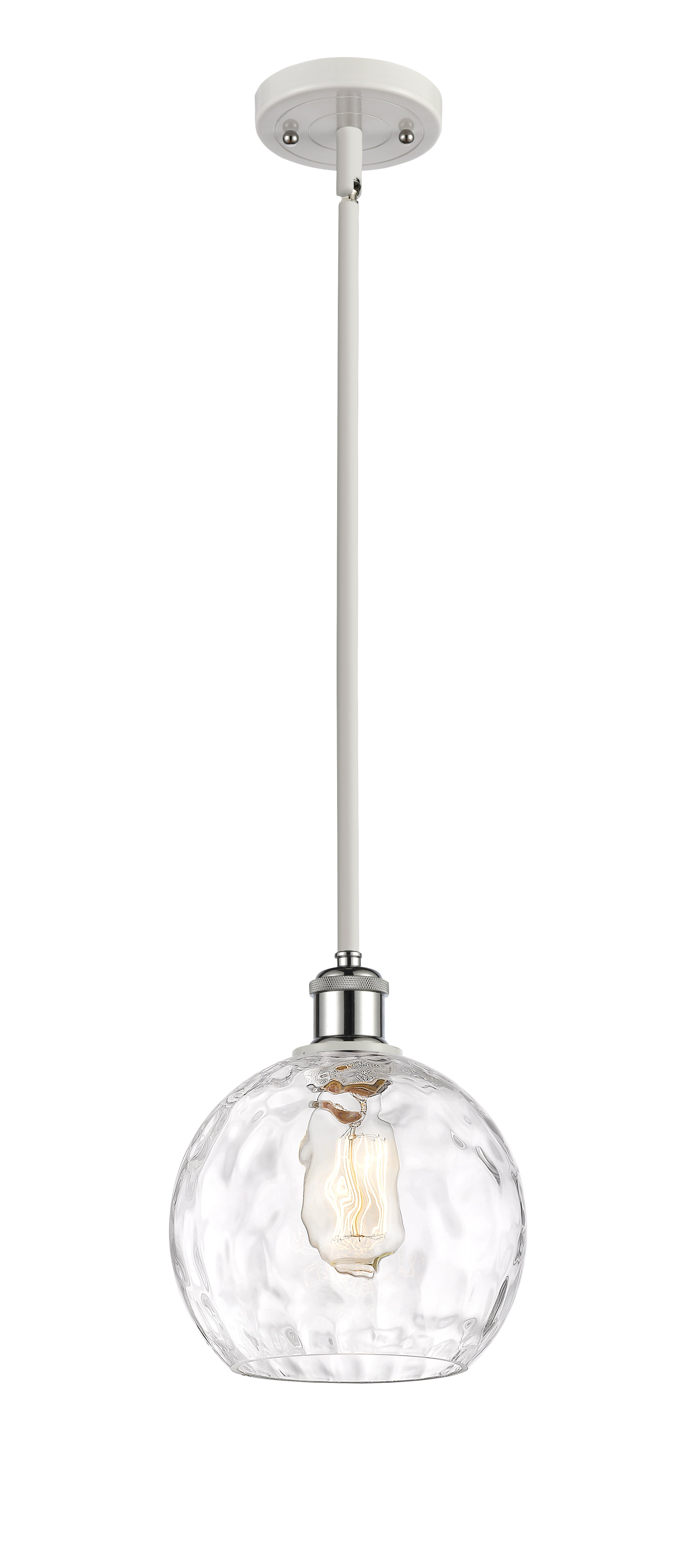 Ballston Mini Pendant Antique Brass 8 inch