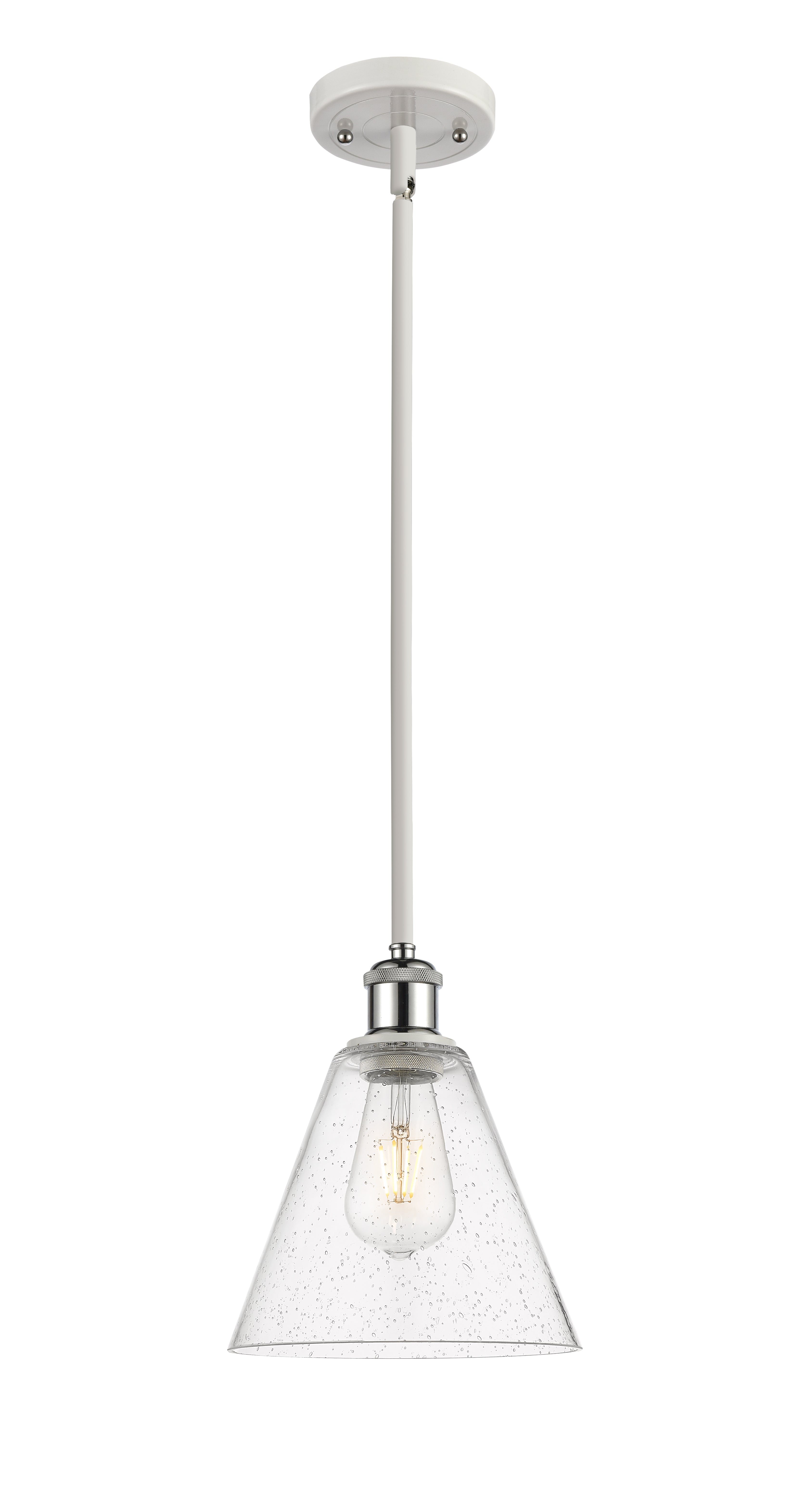 Ballston Mini Pendant Antique Brass 8 Inch