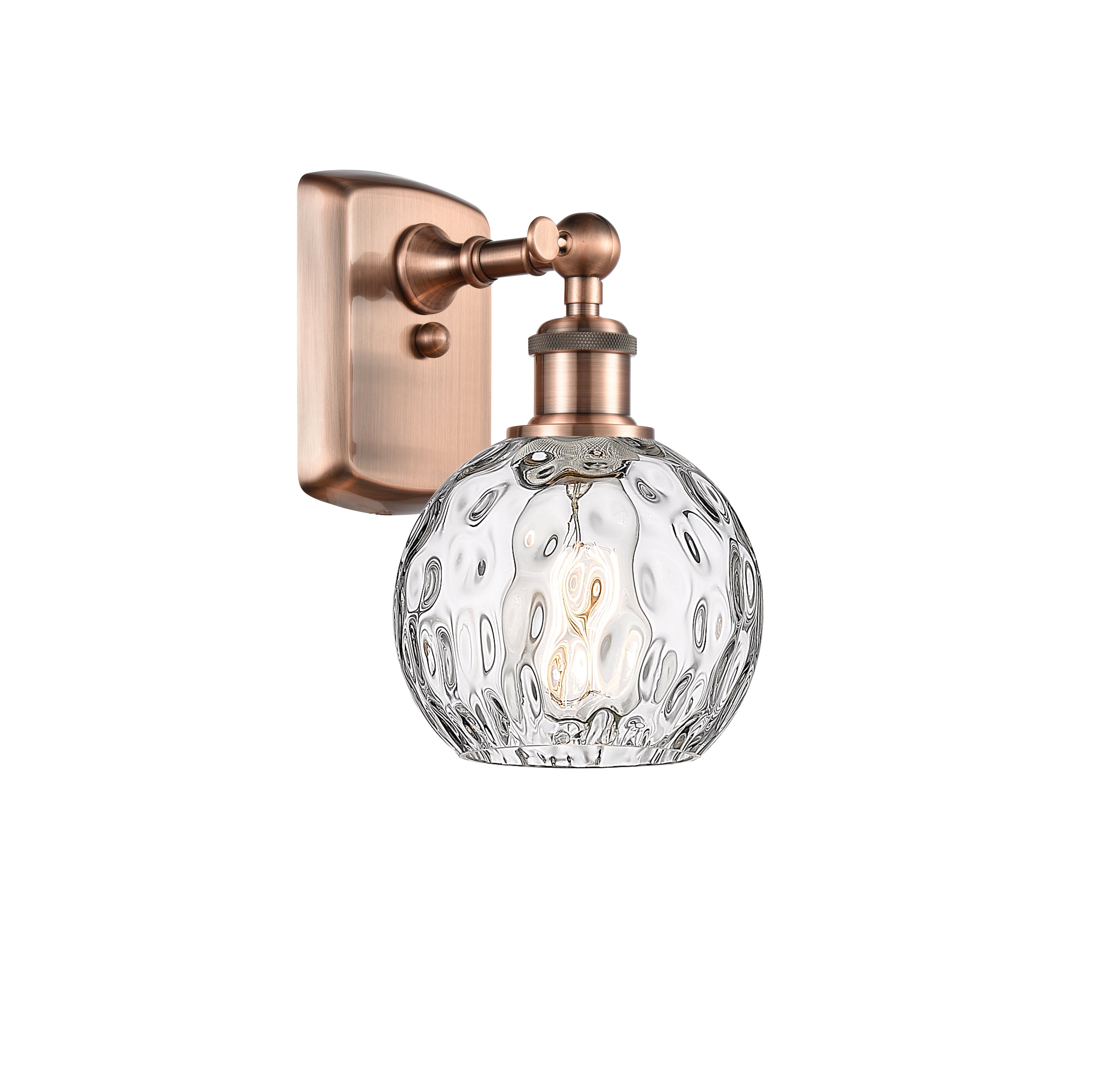 Ballston Sconce Cast Brass Glass Steel