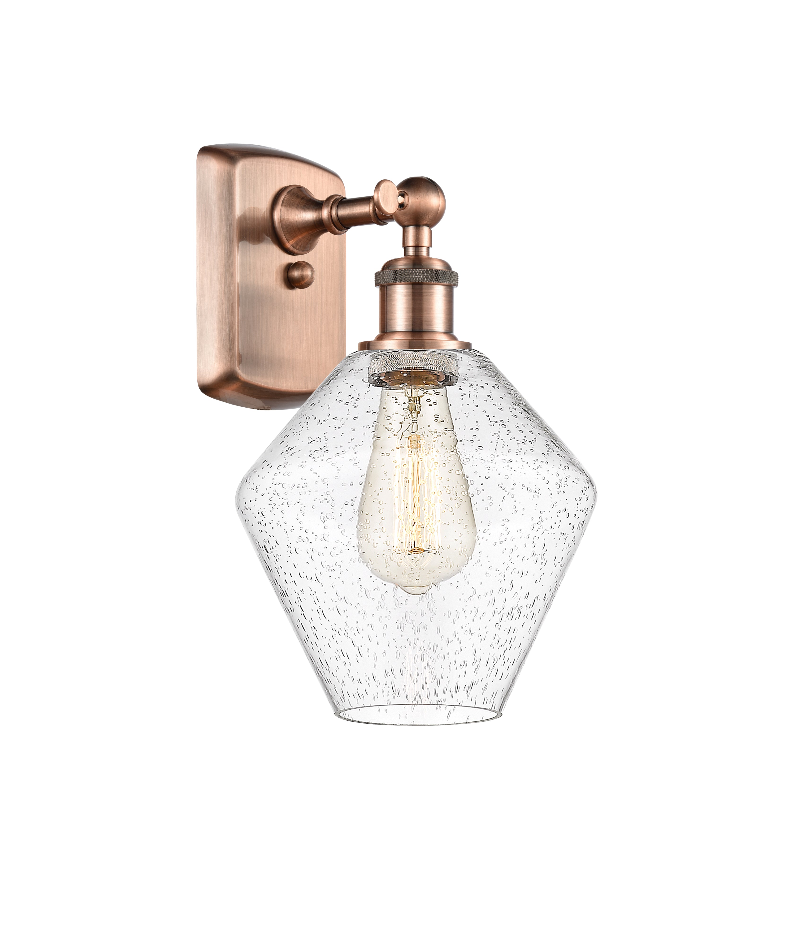 Ballston Sconce Cast Brass Steel Glass