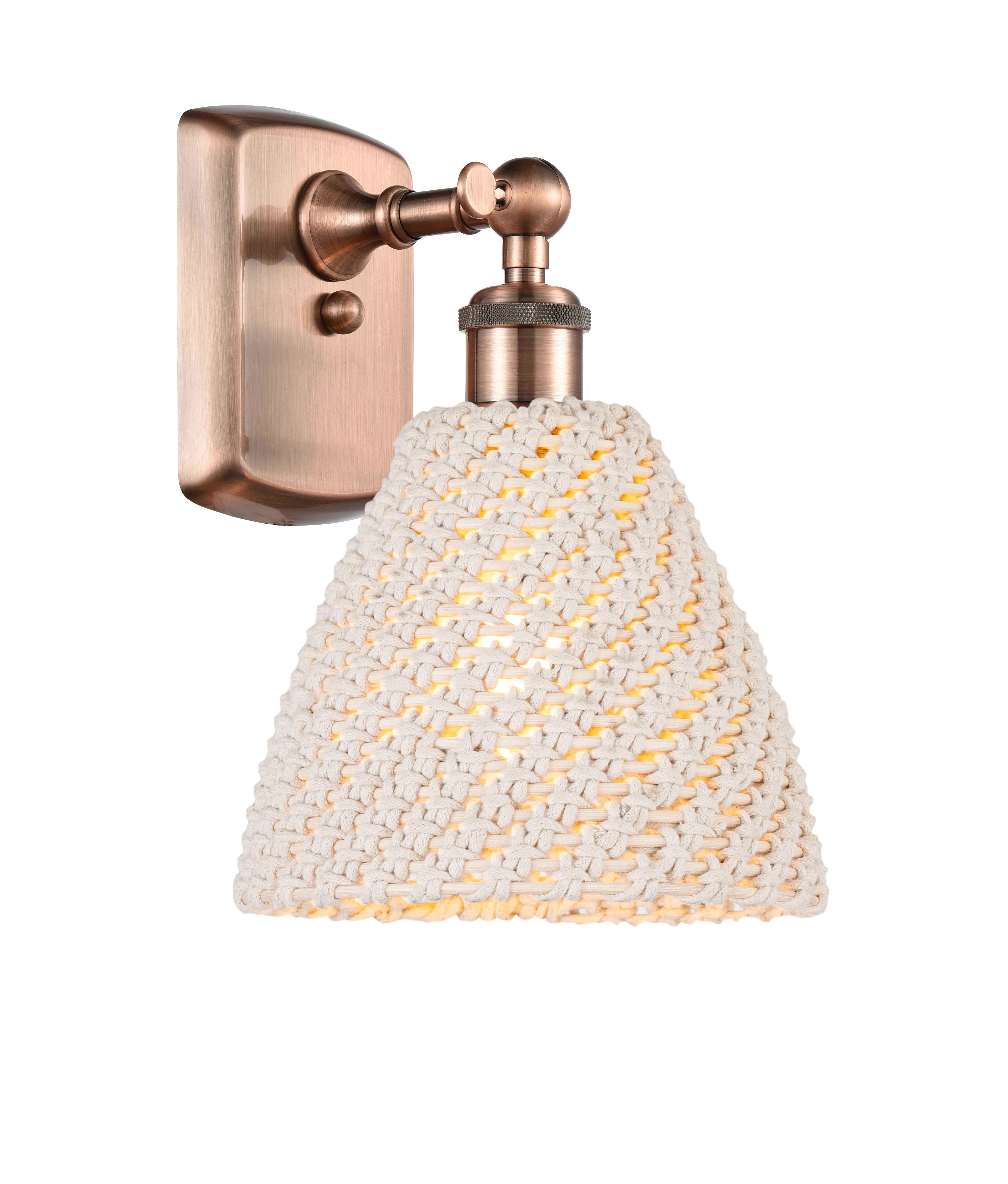 Ballston Sconce Cast Brass Glass Steel