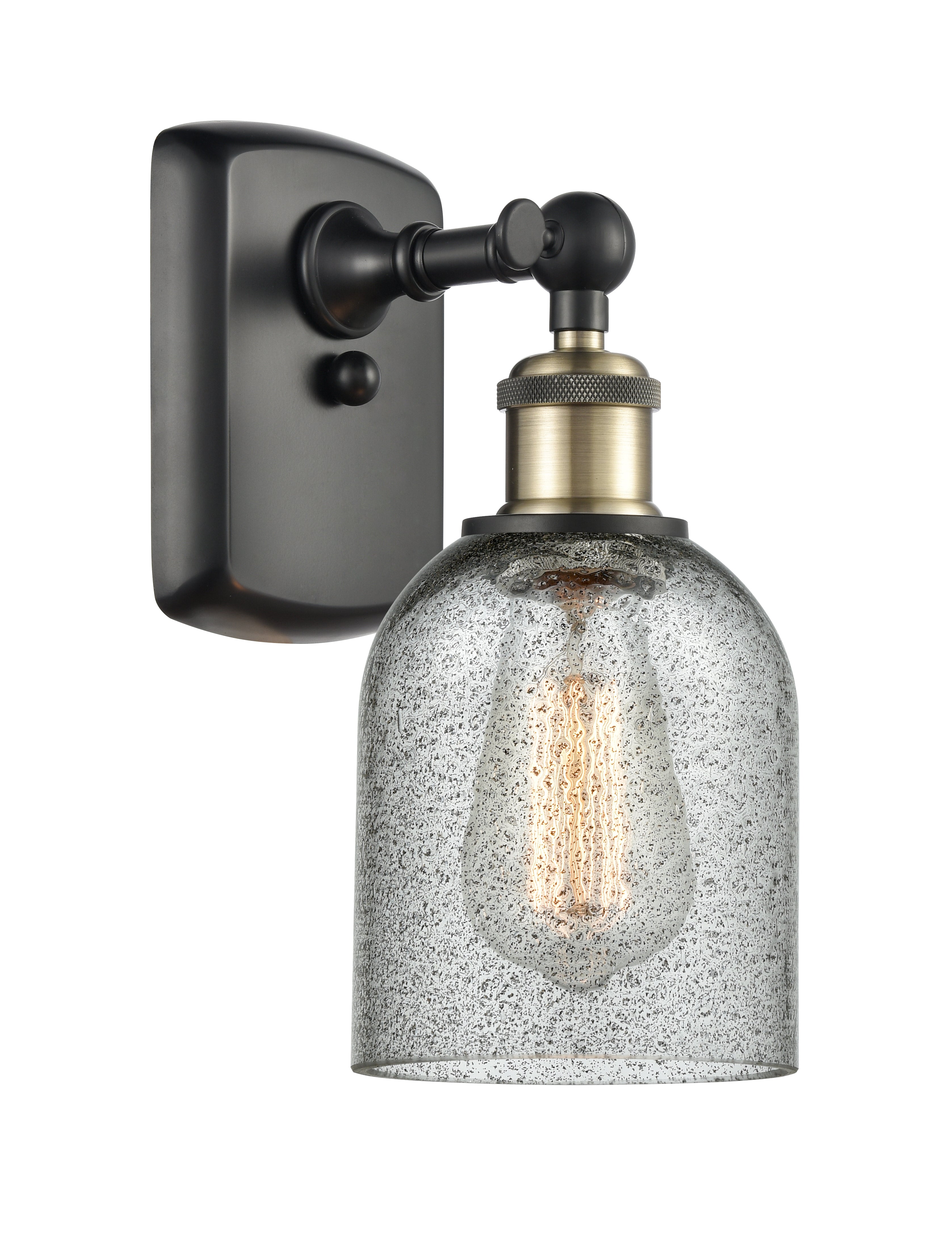 Ballston Sconce Cast Brass Glass Steel