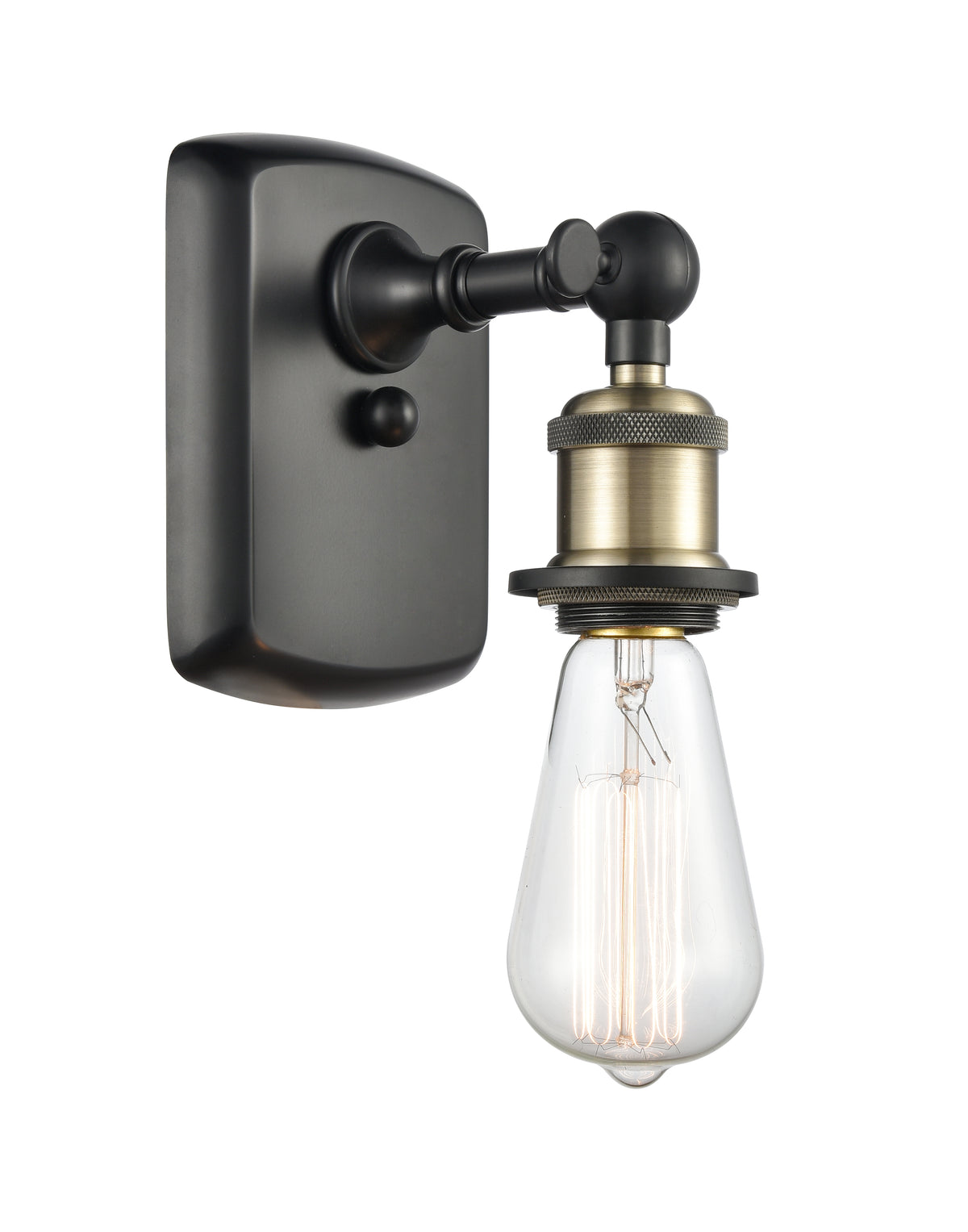 Bare Bulb 5-Inch 1-Light Sconce 6-Inch High