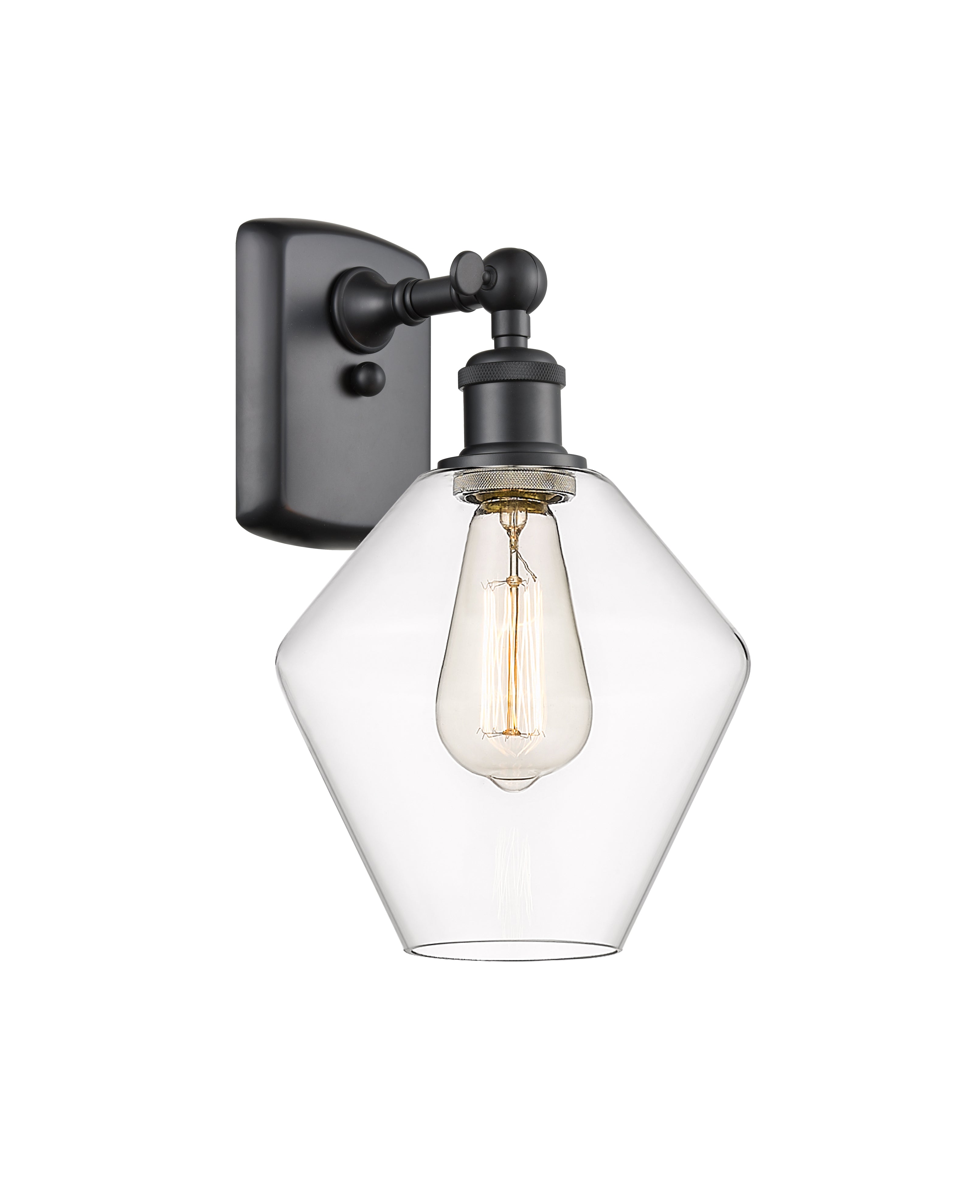 Ballston Sconce Cast Brass Steel Glass