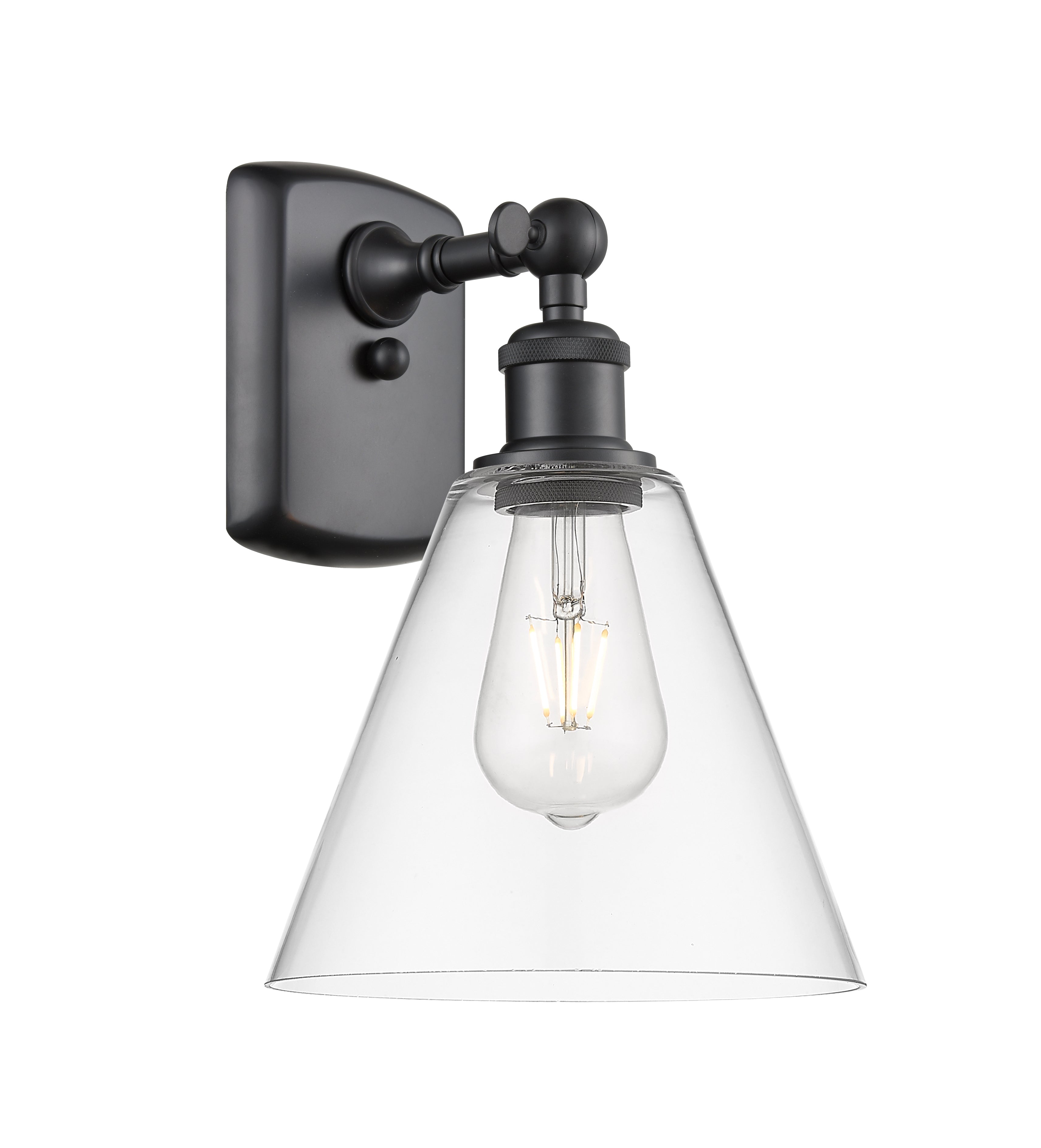 Ballston Sconce Cast Brass Glass Finish