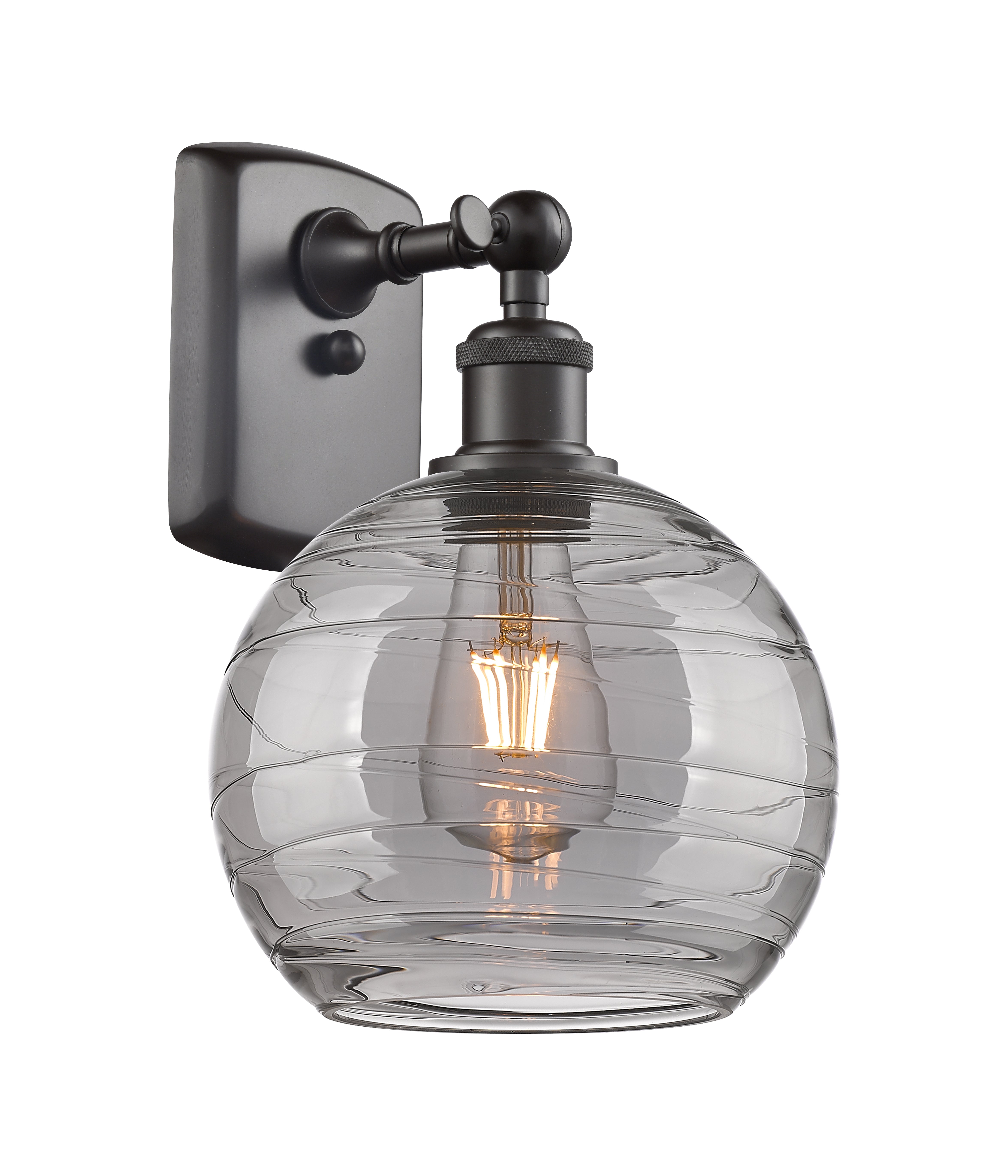 Ballston Sconce Cast Brass Steel Glass
