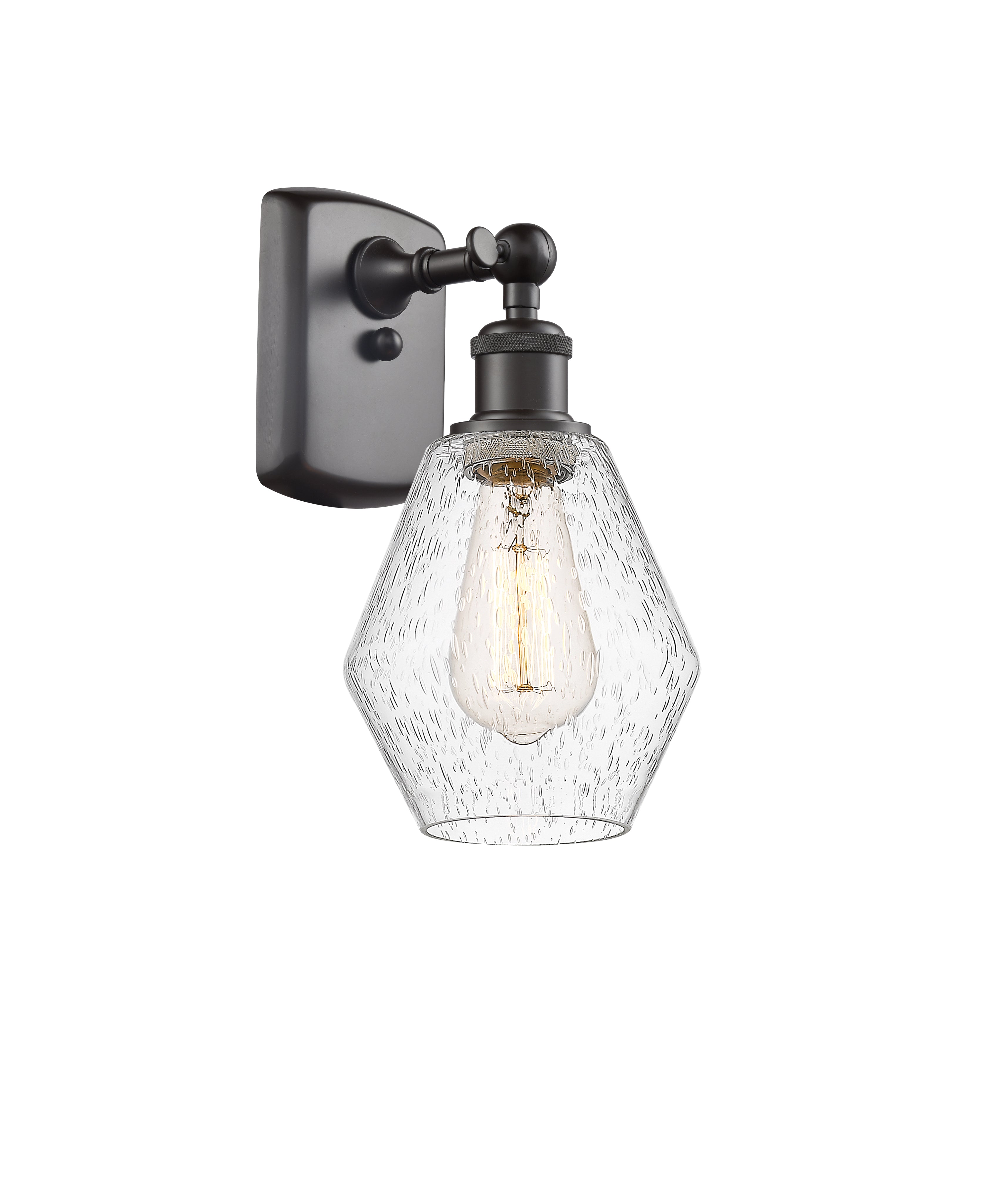 Ballston Sconce Cast Brass Steel Glass