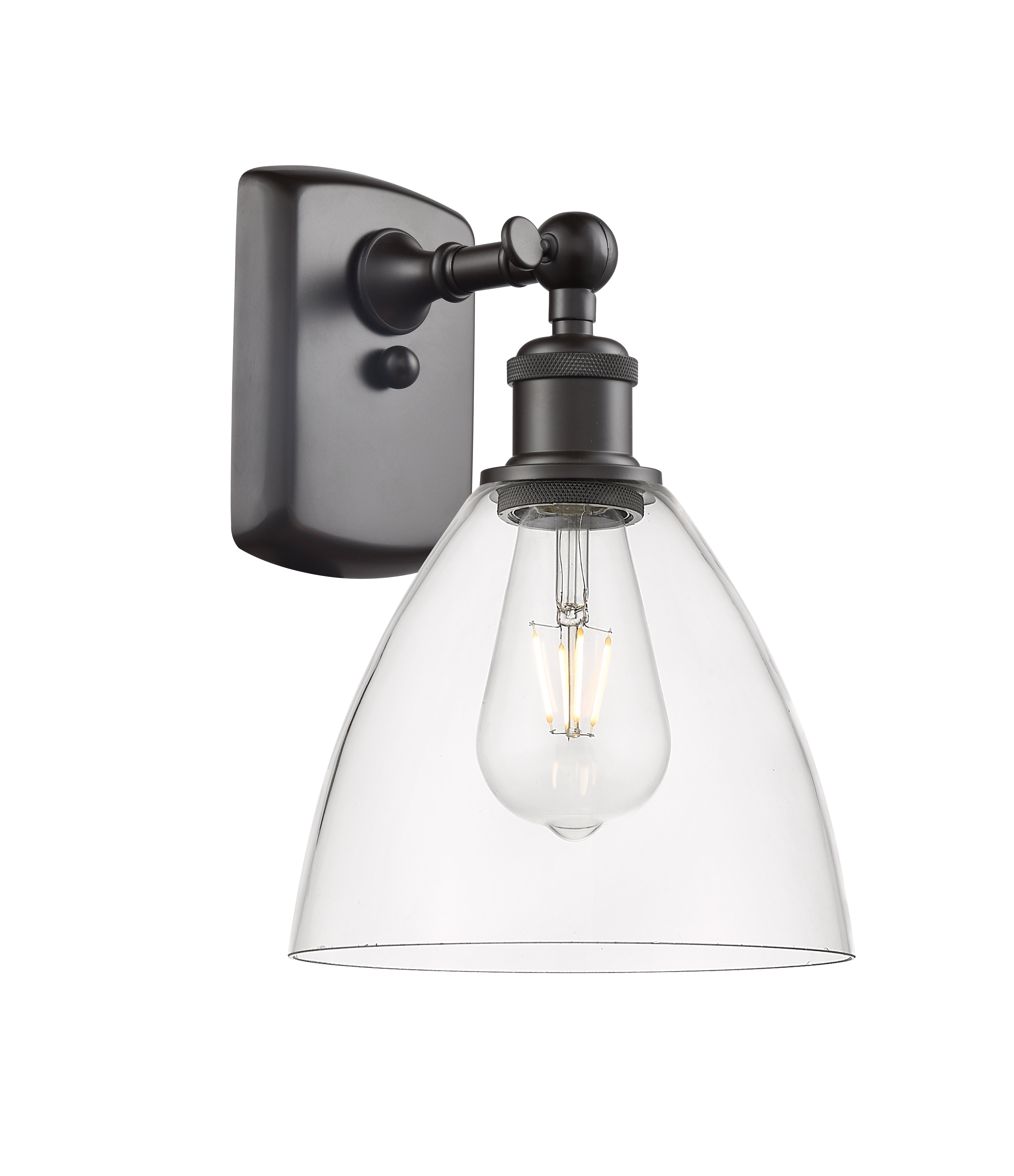 Ballston Sconce Cast Brass Glass Finish