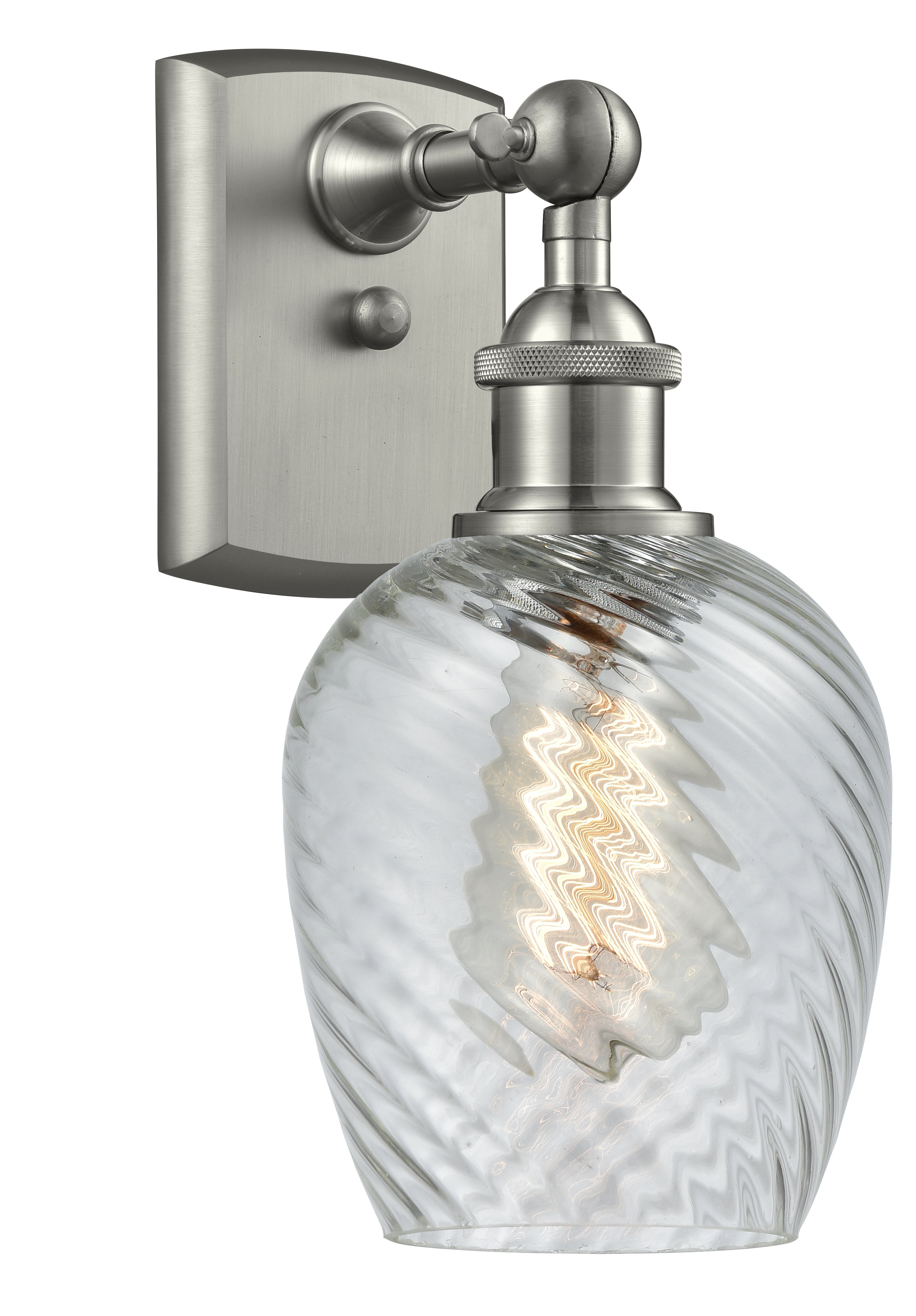 Ballston Sconce Cast Brass Bare Bulb