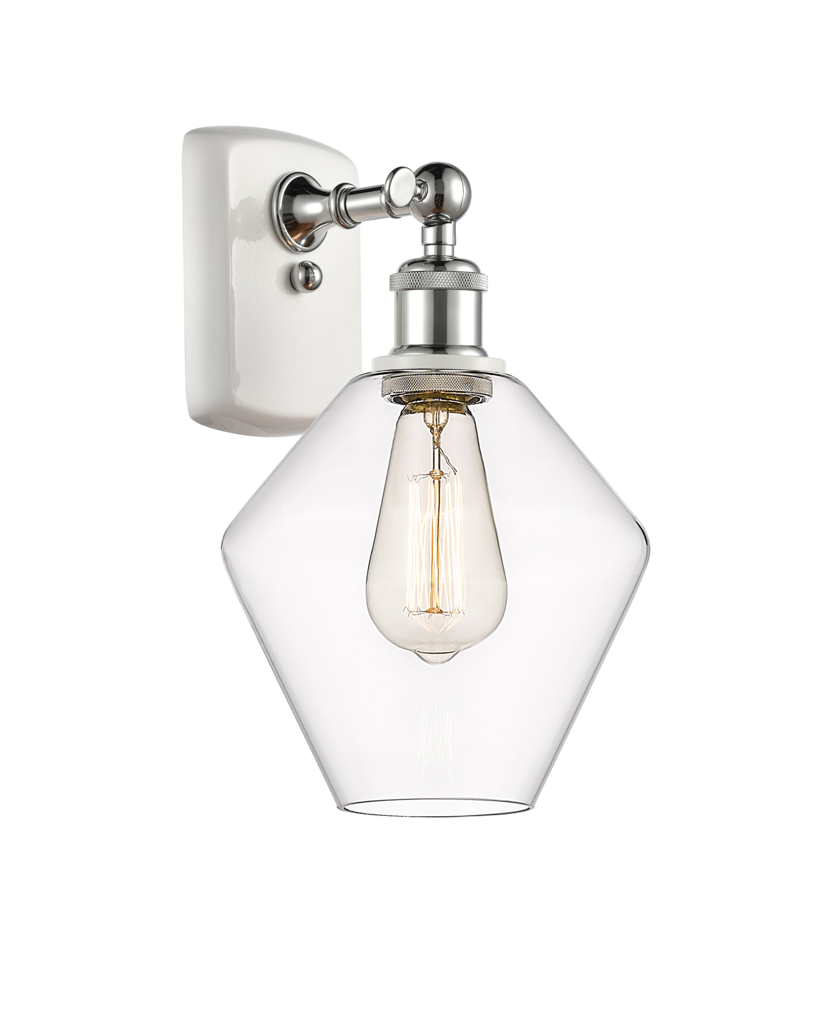 Ballston Sconce Cast Brass Steel Glass