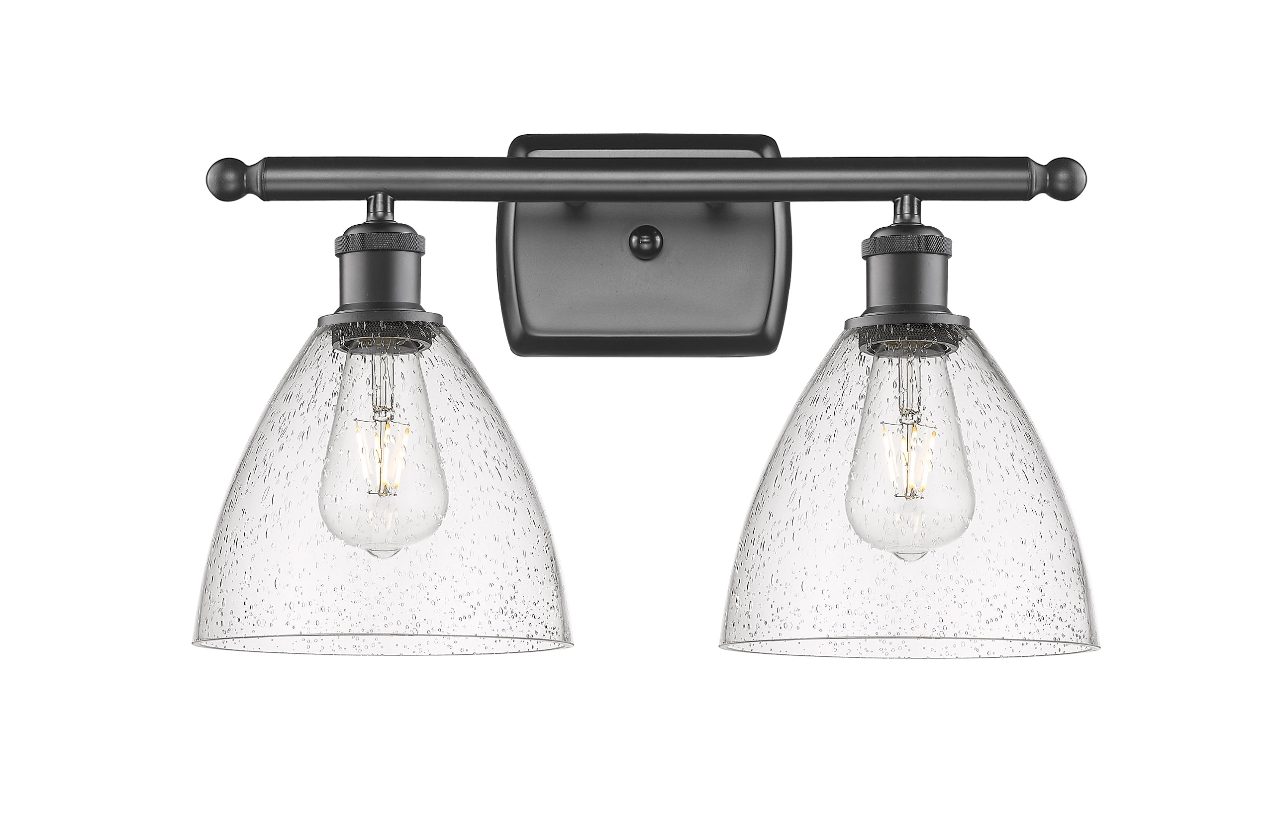 Ballston Bath Vanity Light Cast Brass Glass
