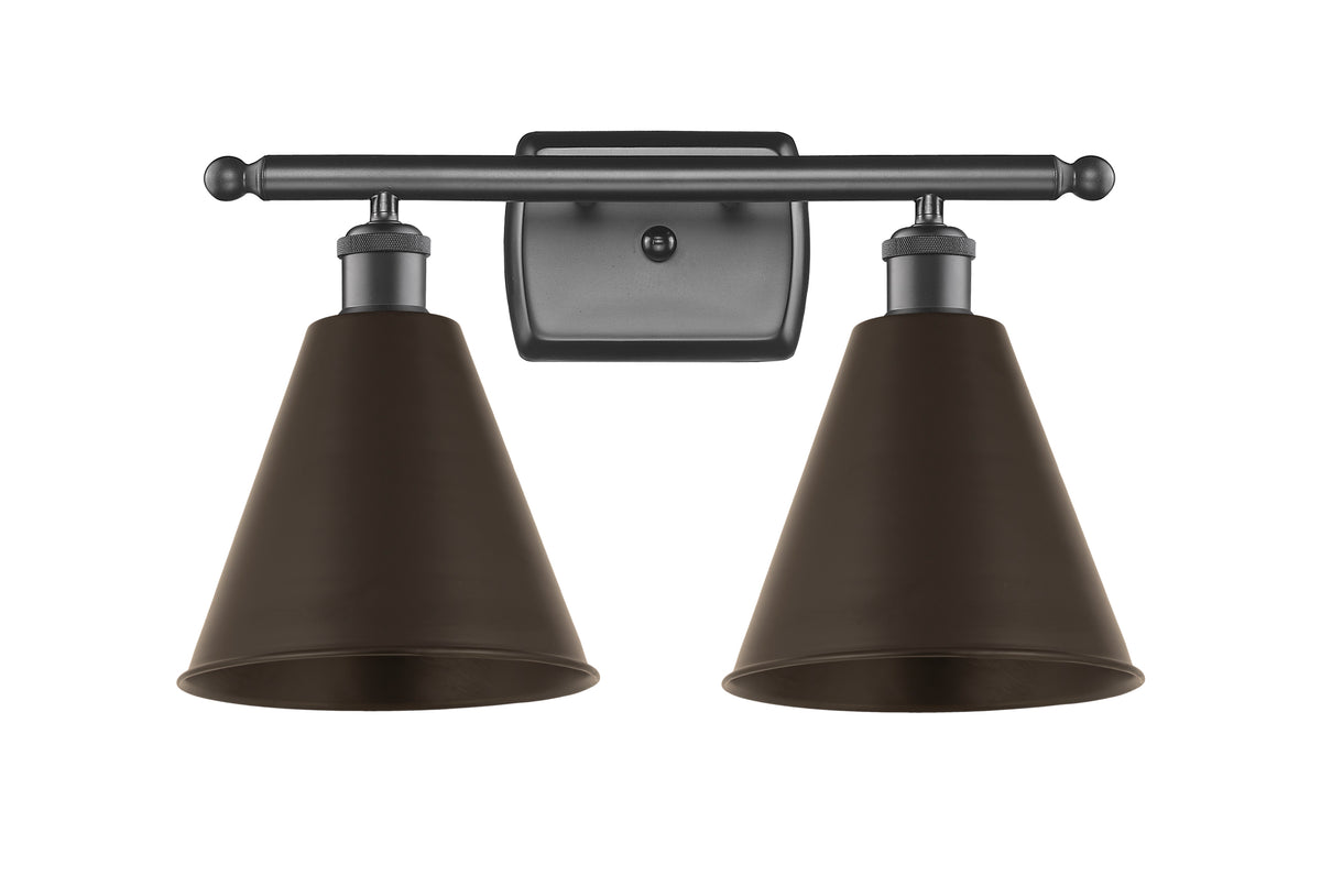 Berkshire Metal 18-Inch 2-Light Bath Vanity Light