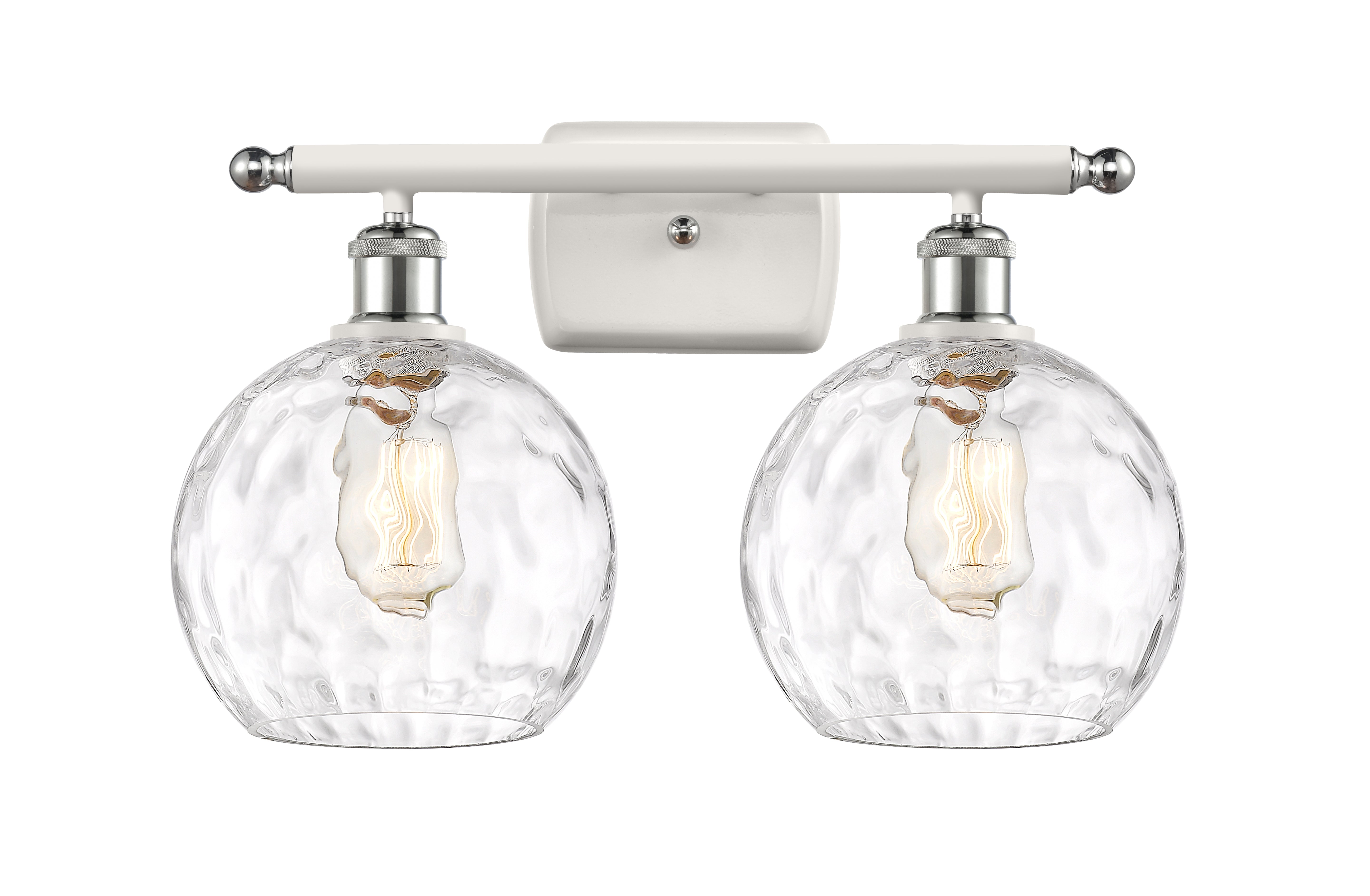 Ballston Bath Vanity Light Cast Brass Glass