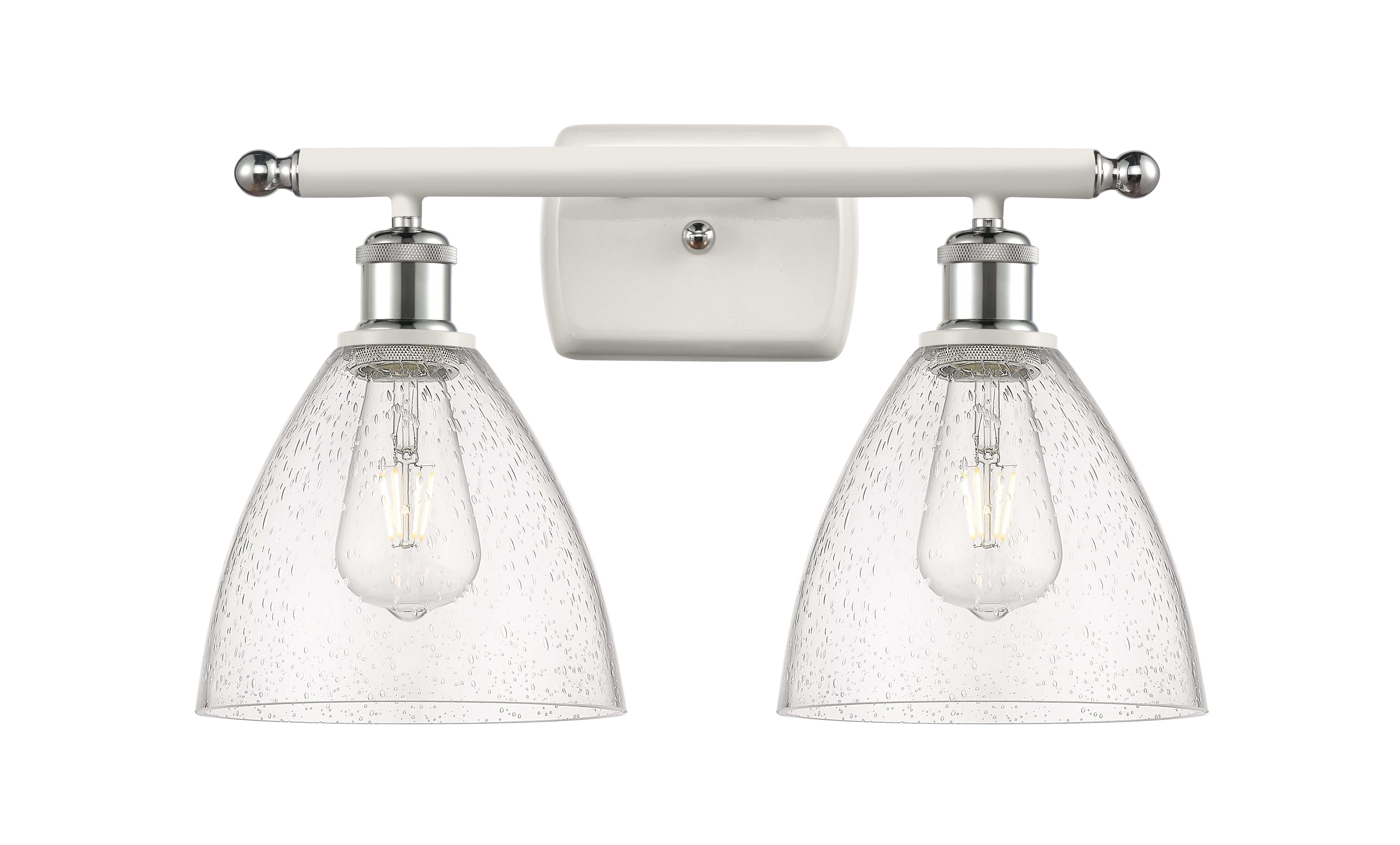 Ballston Bath Vanity Light Cast Brass Glass