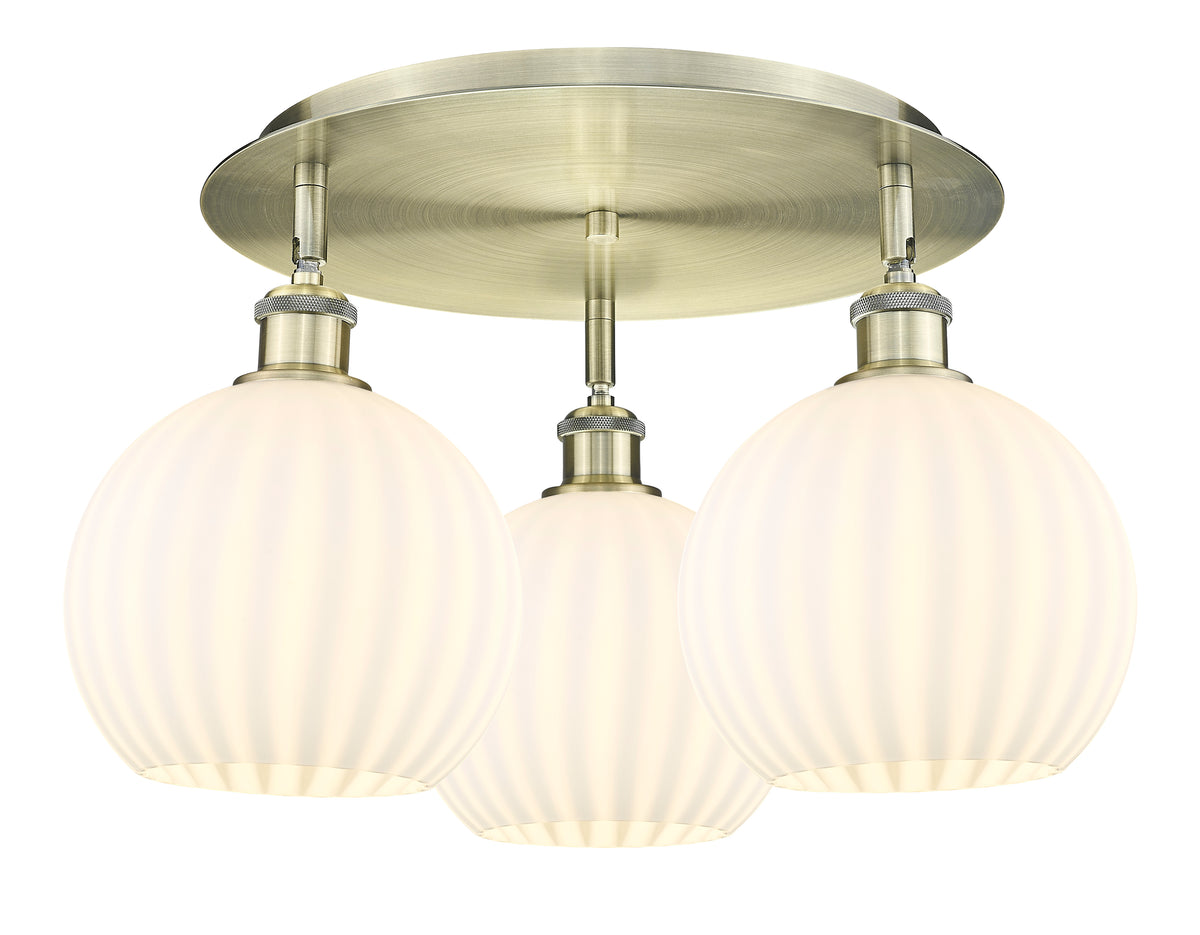 20-Inch 3-Light Semi-Flush Mount