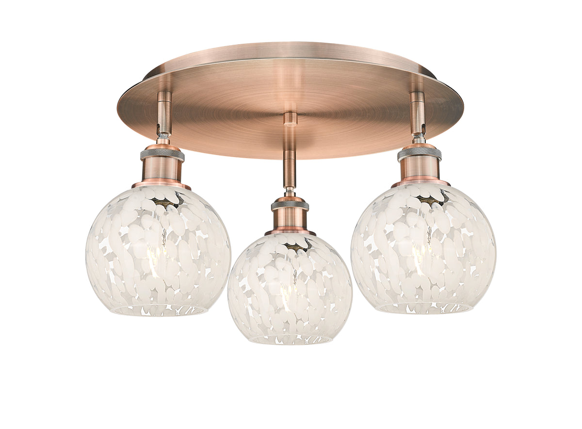 18-Inch 3-Light Semi-Flush Mount