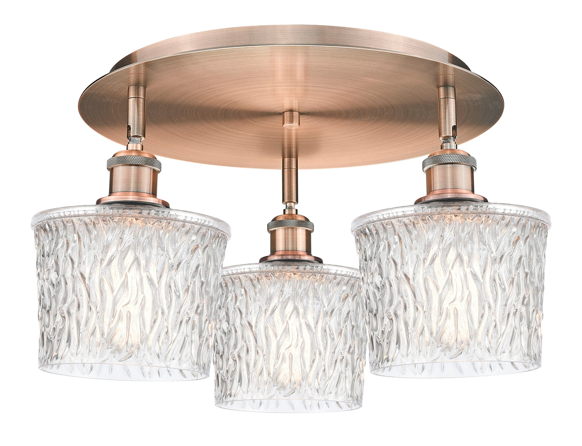 Niagara 18-Inch 3-Light Semi-Flush Mount