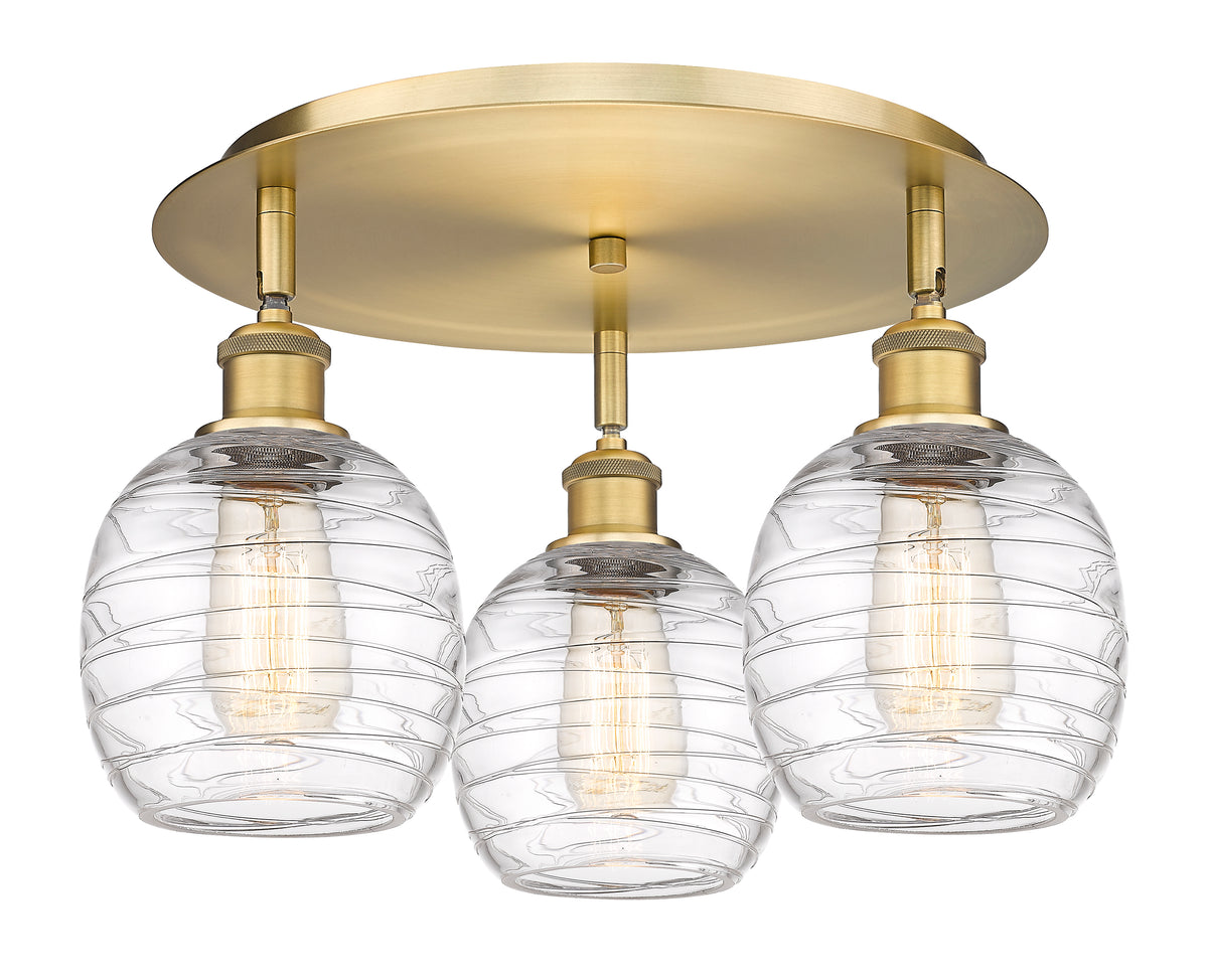 Belfast 18-Inch 3-Light Semi-Flush Mount