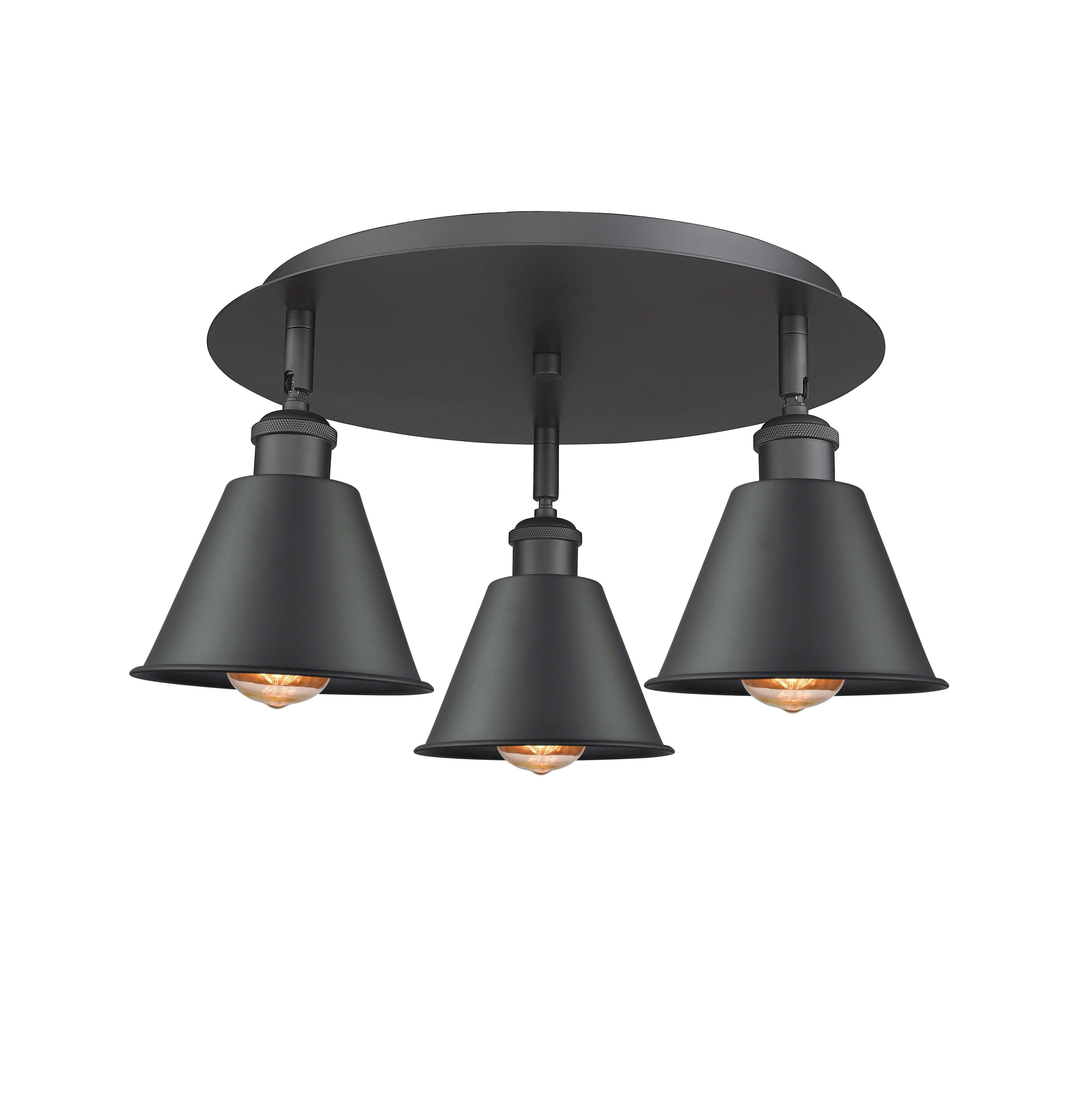 Ballston Semi-Flush Mount Satin Nickel