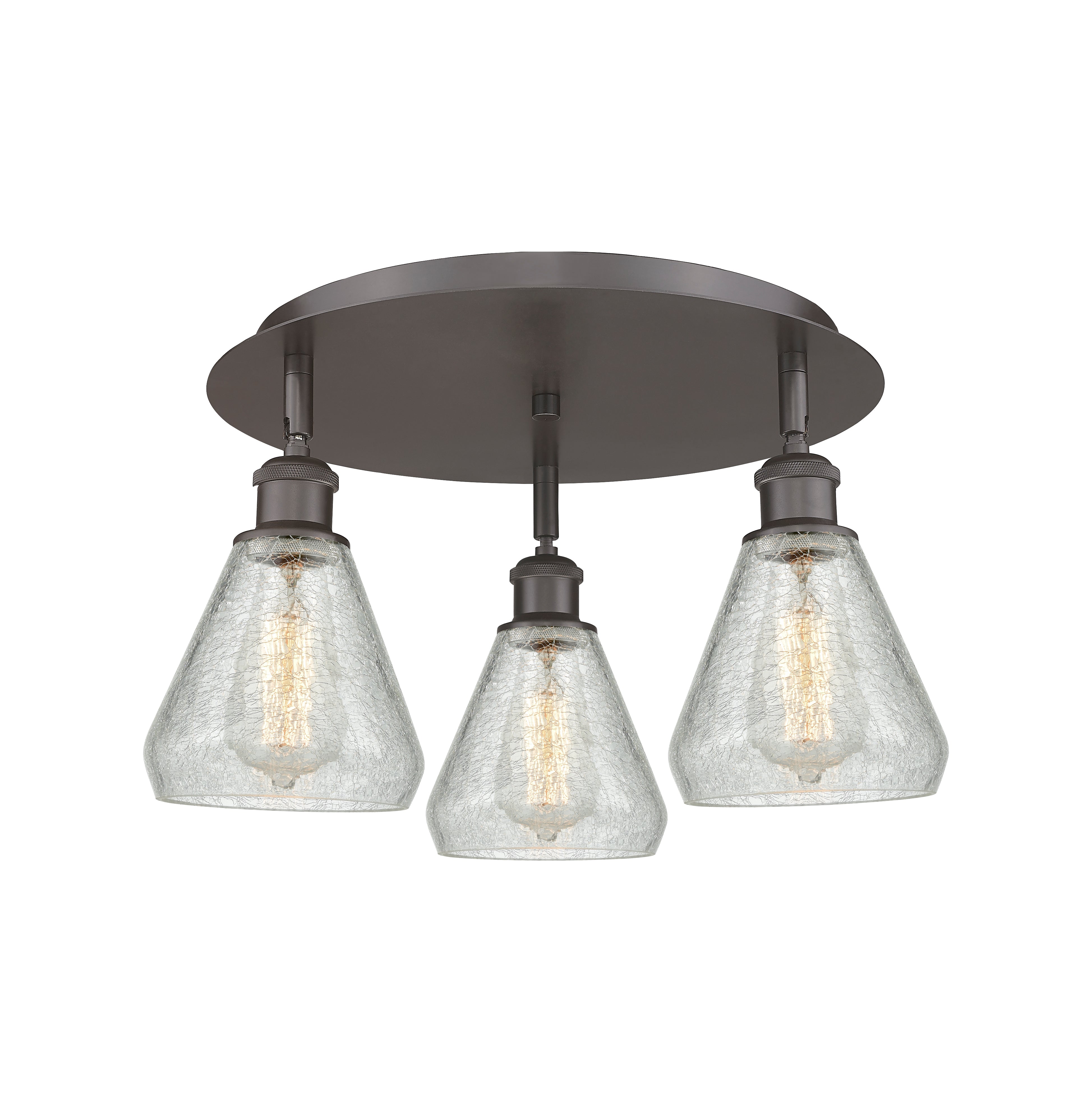 Ballston Semi-Flush Mount Satin Nickel